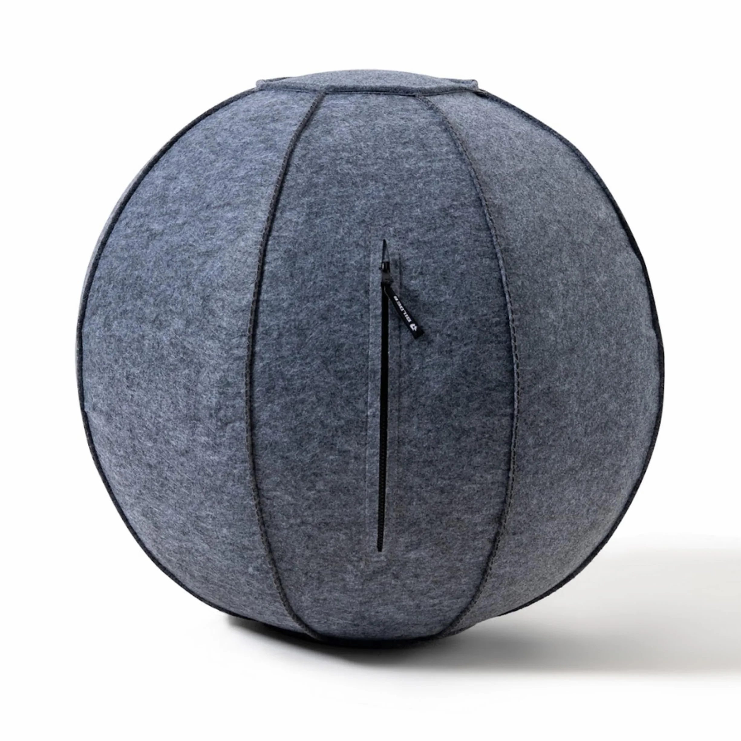 Coque pour Balle Pilates en Feutre de Laine avec Fermeture éclair, étui Fitball, Accessoires Gymnastique Maison
