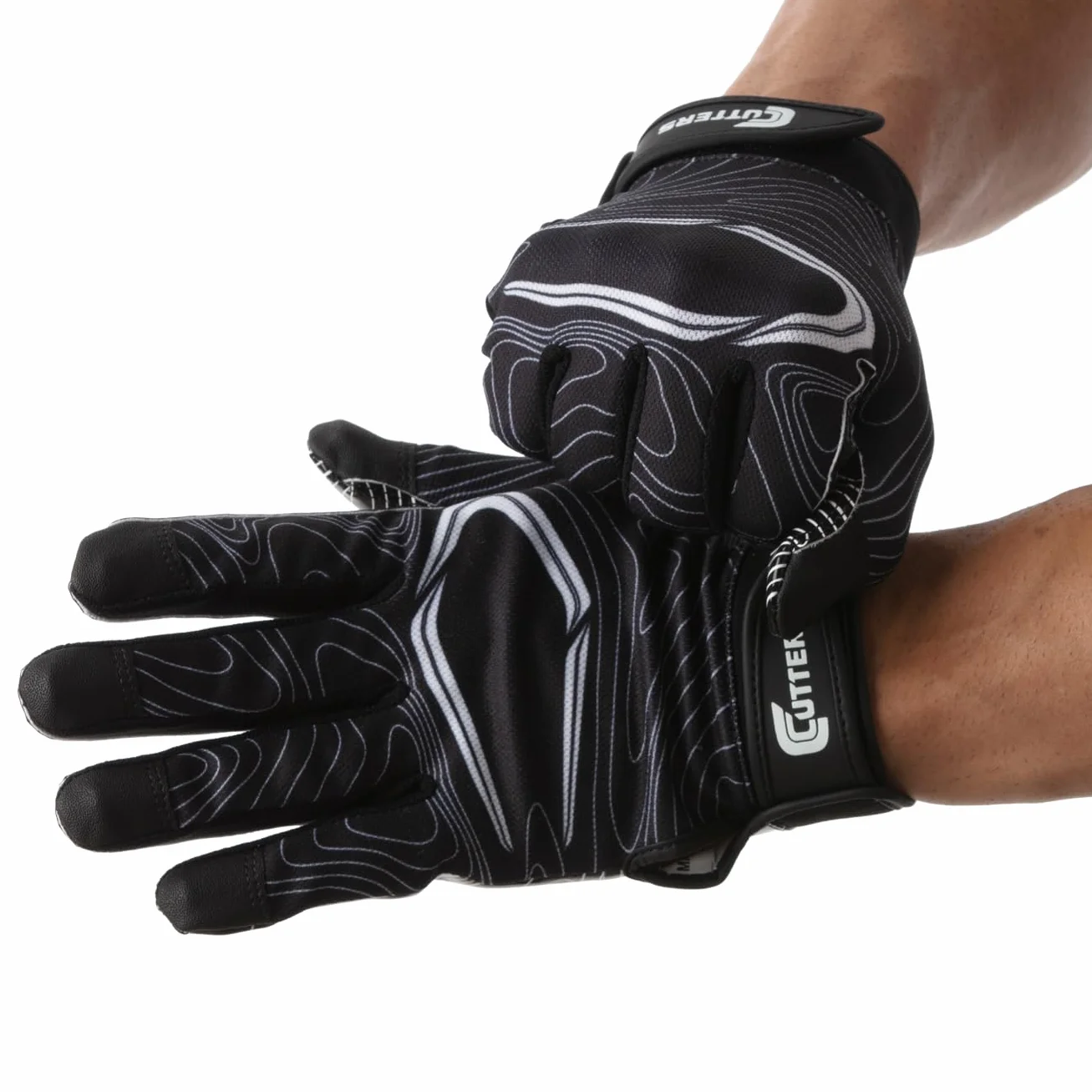 Gants de Football Game Day - Gants de Receveur - Grip Ultra Collant - Tailles Jeunes et Adultes (1 Paire)