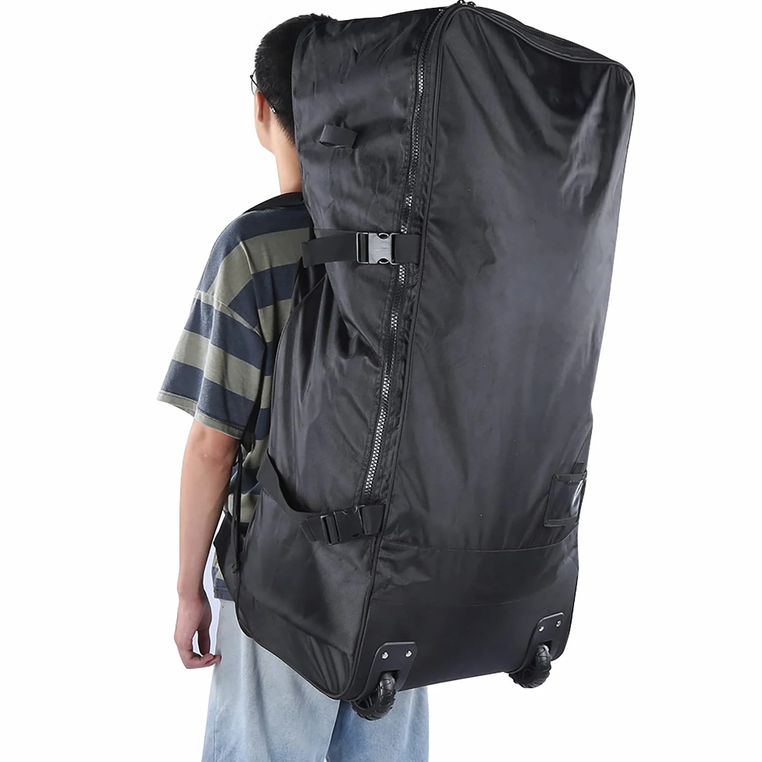 Sac de Rangement étanche pour Planche de Surf 140 L avec Roulettes, Polyester