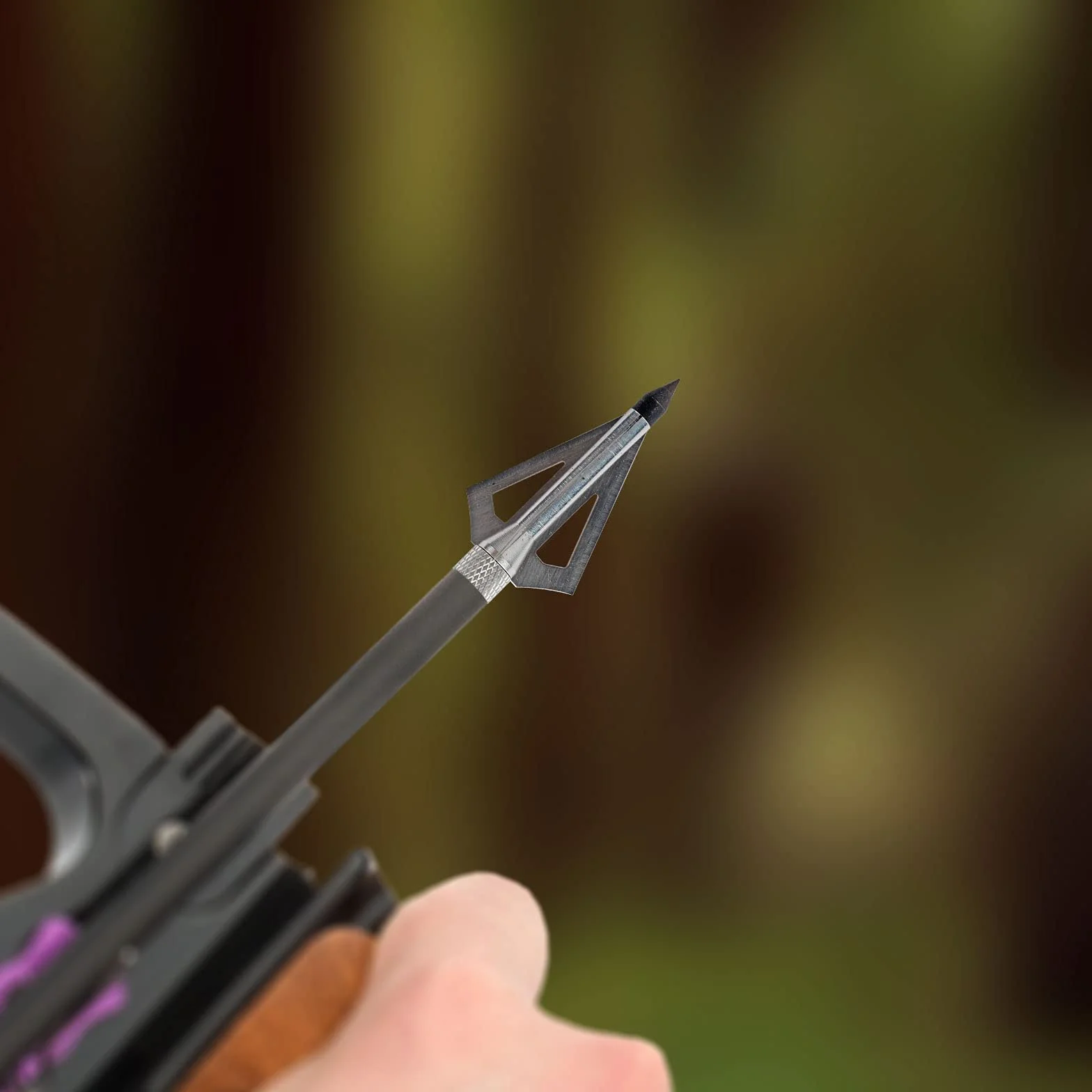 Pointes de Chasse au tir à l'arc, Têtes de Flèches à 100 Grains avec 3 Lames en Acier Inoxydable, Pointes de flèche en Plein Air avec Boîte de Rangement
