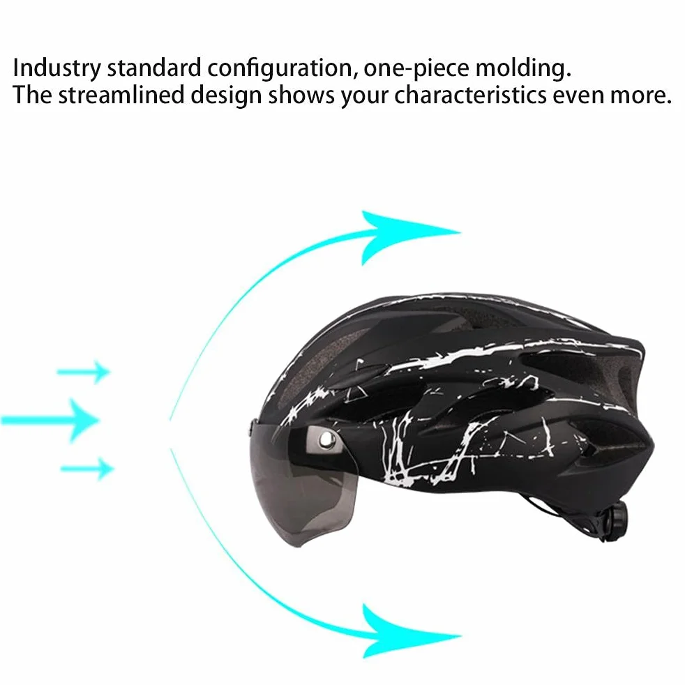 Hahepo Casque de vélo de course avec visière magnétique respirant pour patinage scooter roller longboard BMX