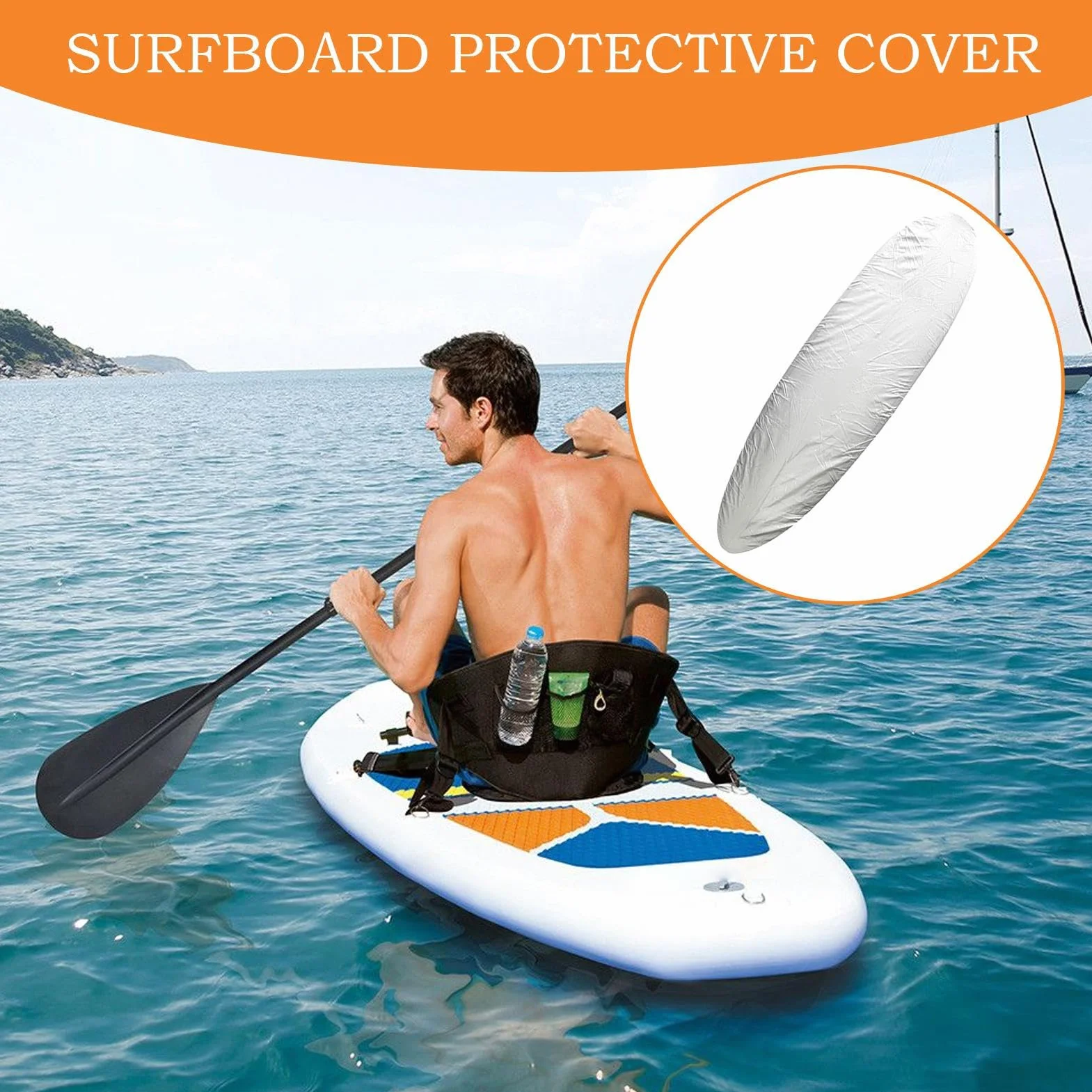 Housse De Surfboard Protection Extérieure Anti-UV Anti-Poussière pour Plage