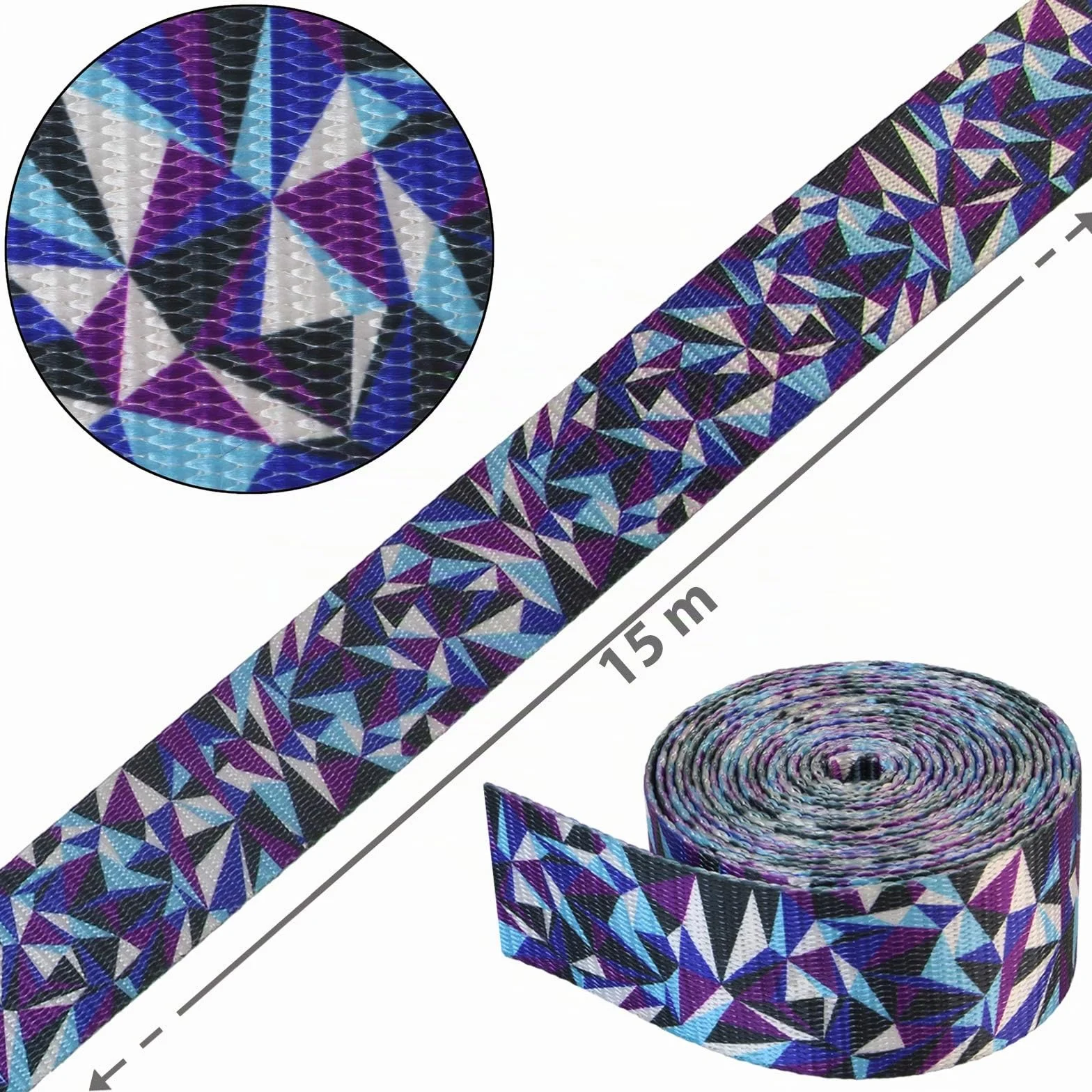 ALPIDEX Slackline Set 15 m avec Protections Arbre et Cliquet