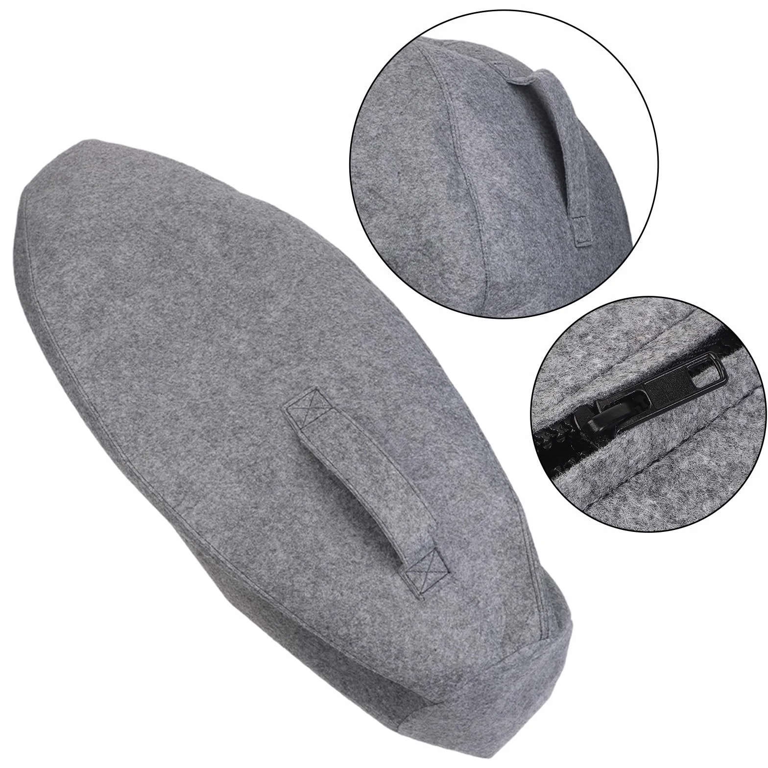 Housse de protection pour ballon de yoga en feutre, 55 cm, 65 cm, 75 cm, antidérapant