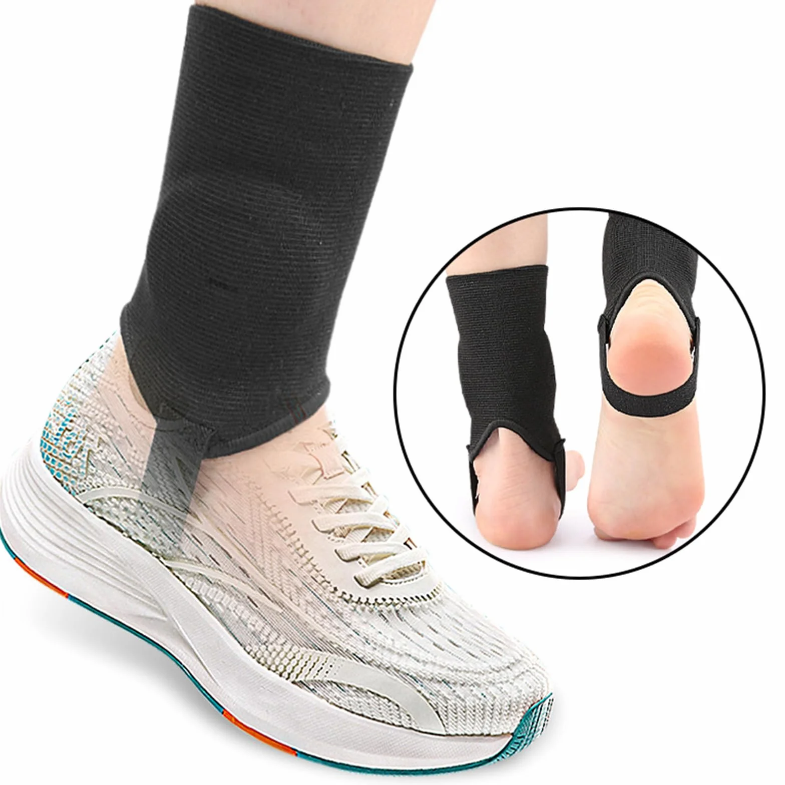 Manchon de compression respirant cheville baseball basket-ball football course à pied