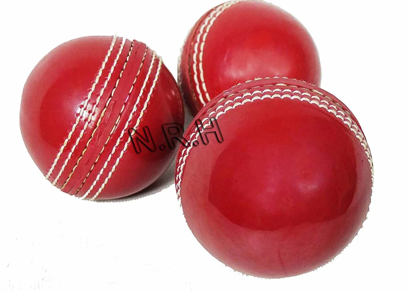 Lot de 3 balles de cricket en caoutchouc souple pour entraînement