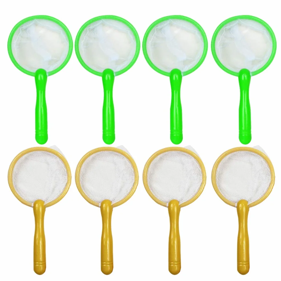 TOYANDONA Filet de Pêche Mini Plastique pour Enfants 10 Pièces