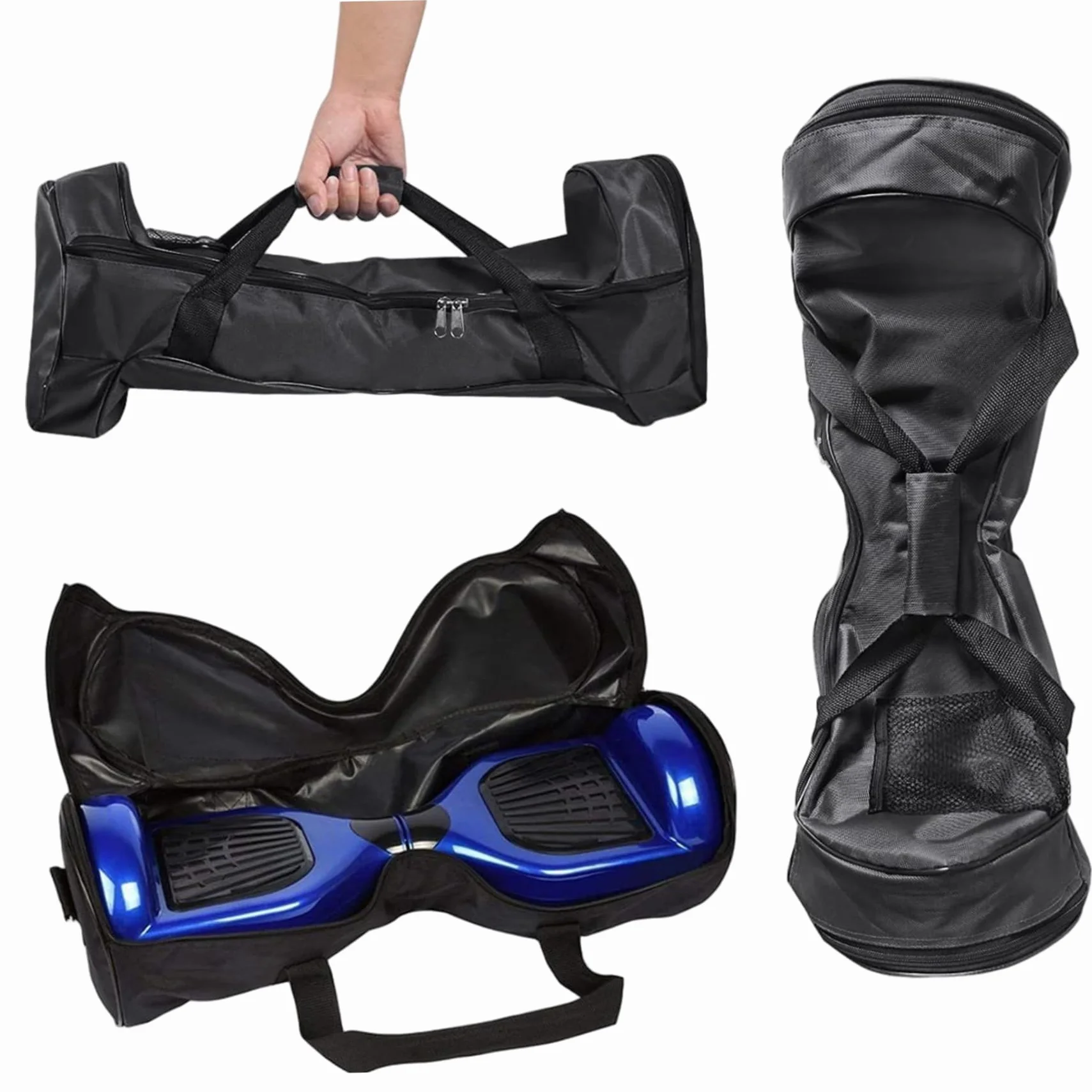 Sac de transport pour hoverboard en tissu Oxford imperméable avec poignée et bandoulière