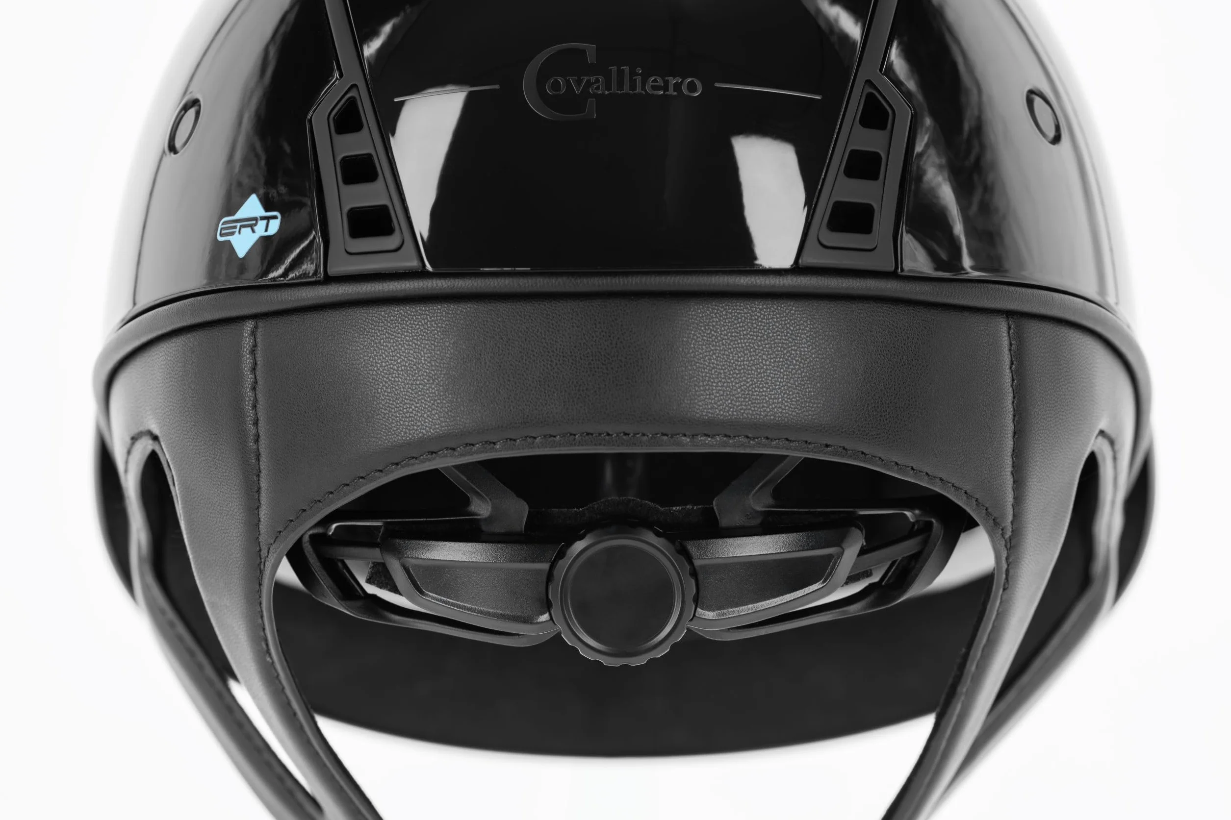 Covalliero Casque d'équitation Eclipse Polo brillant noir laqué 56-58 cm ERT