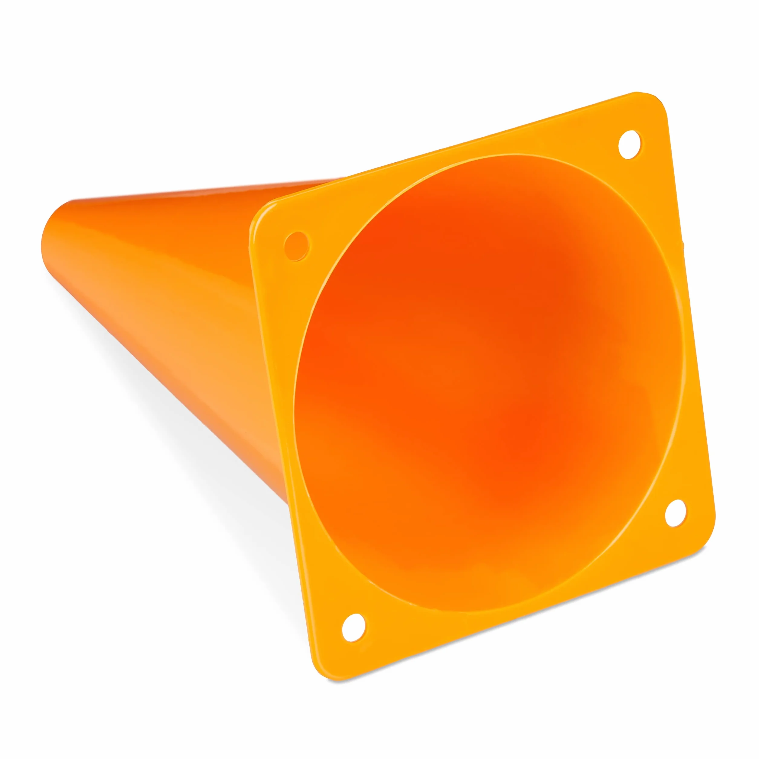 Relaxdays Cônes de signalisation orange Lot 16 football dressage chien sport équestre plots chantier