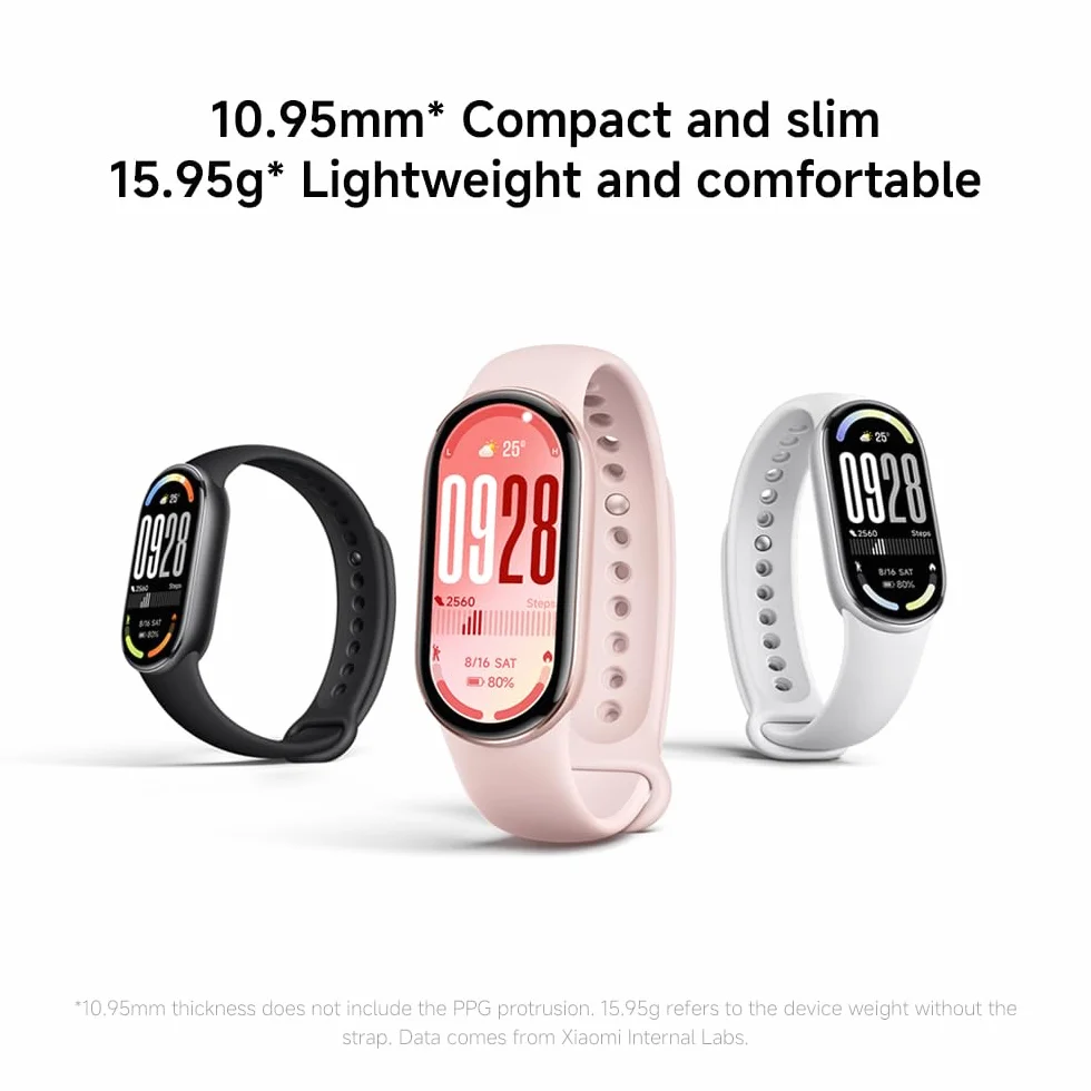 Xiaomi Smart Band 10 Montre Connectée Écran AMOLED 1.72'' Autonomie 21 Jours 5 ATM Boussole