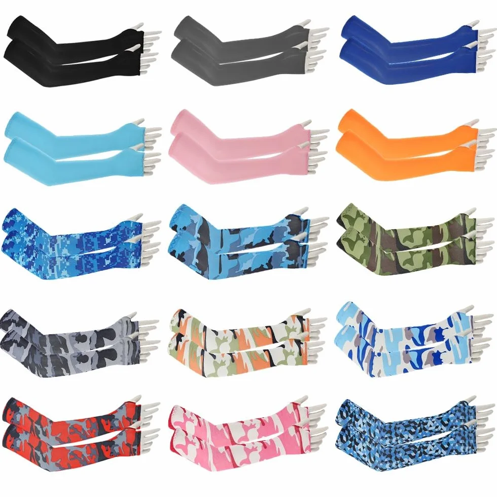 Manchons de protection solaire anti-UV pour enfant, unisexe, pour basketball, volley-ball, football, golf