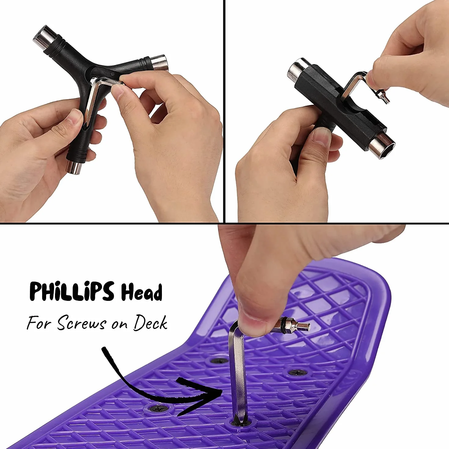 Namvo Skate Tools Hardware Y-Tool pour montage et réparation de skateboard