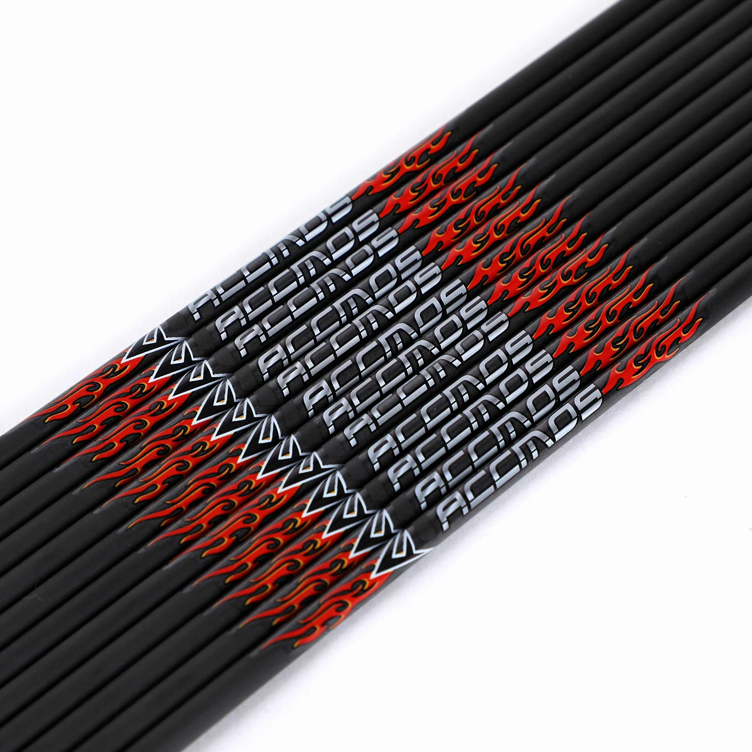 ACCMOS Spine 400 Arbres Flèche 32 Pouces Carbone DIY Tube Flèche Cible Chasse Arc à Poulies Recurve 12pcs