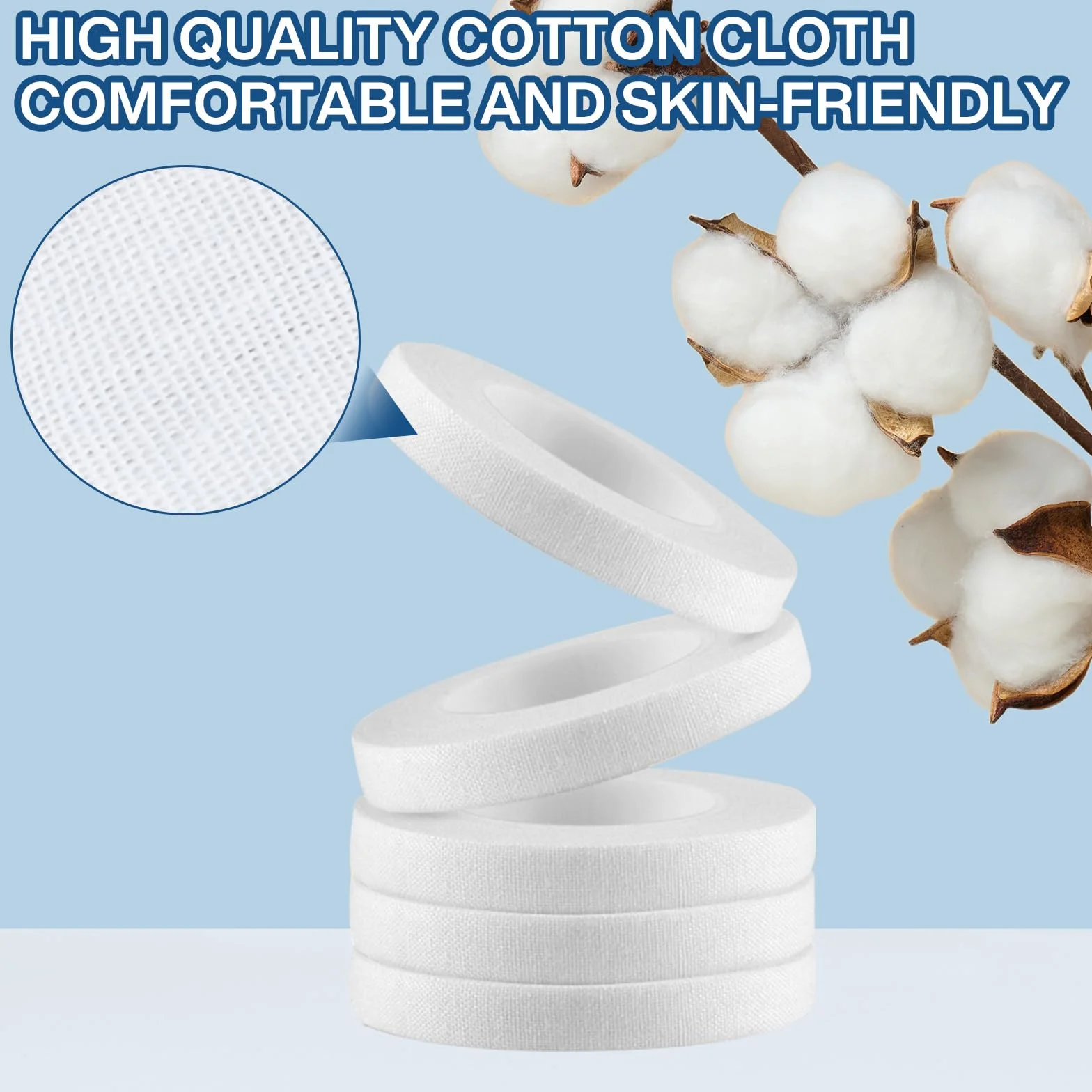 Tape pour Doigts Antidérapante Pack de 6 Strap Doigt 1,5 cm x 10 m pour Grip Tattoo Escalade Volleyball Basket-Ball Handball Blanc