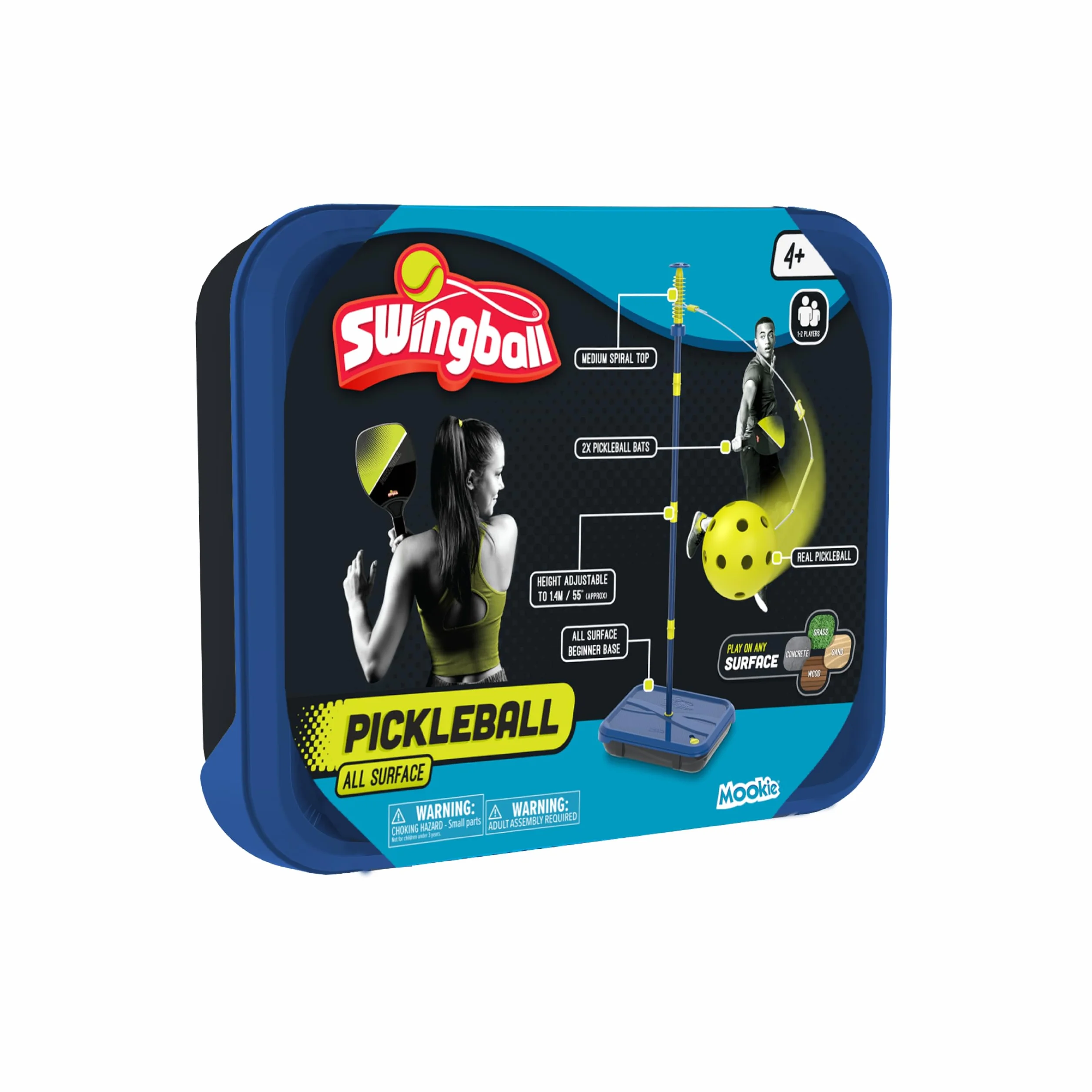 Swingball Pickleball All Surface Noir/Jaune Taille Unique