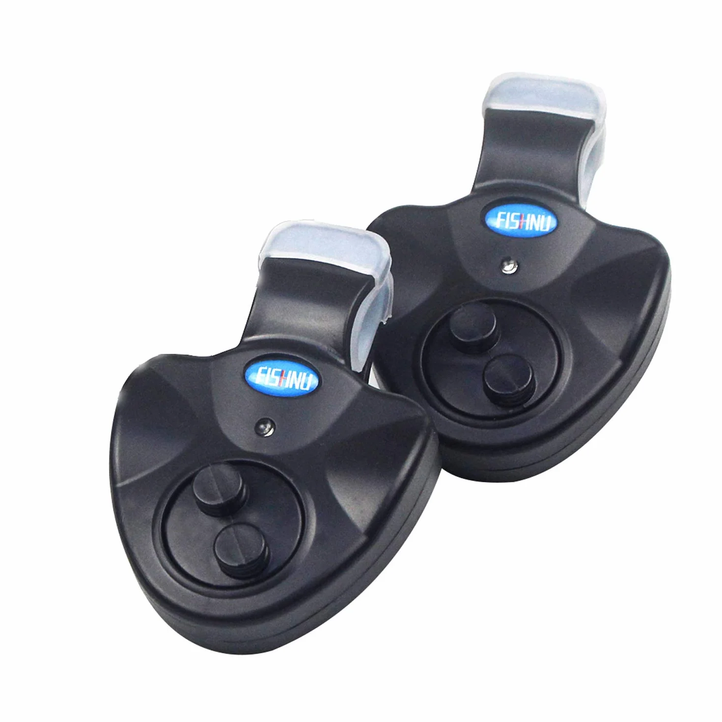 Lot de 2 détecteurs de touche de pêche avec lumière LED et indicateur sonore – Accessoire de pêche de nuit