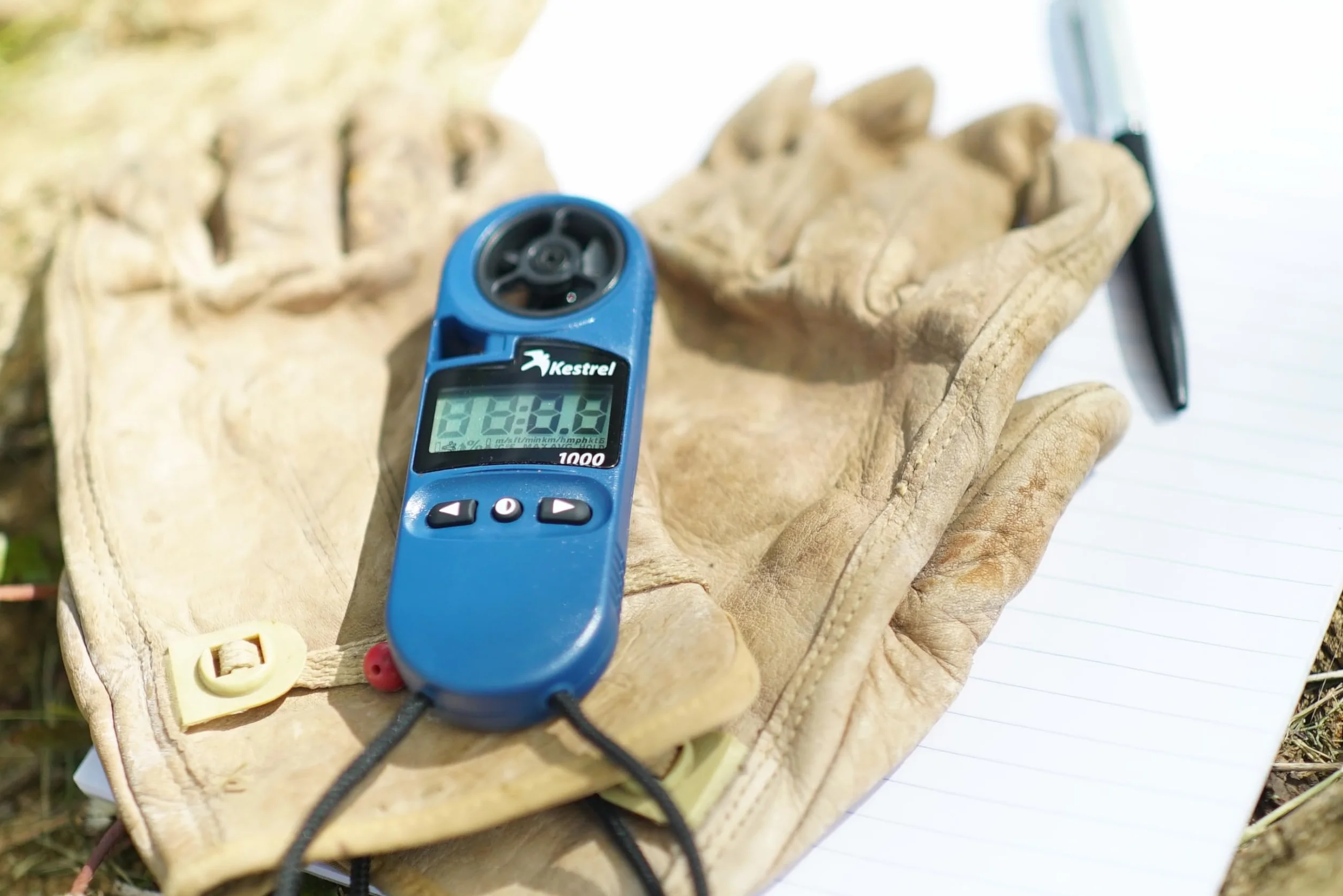 Kestrel 1000 Pocket Wind Meter Blue