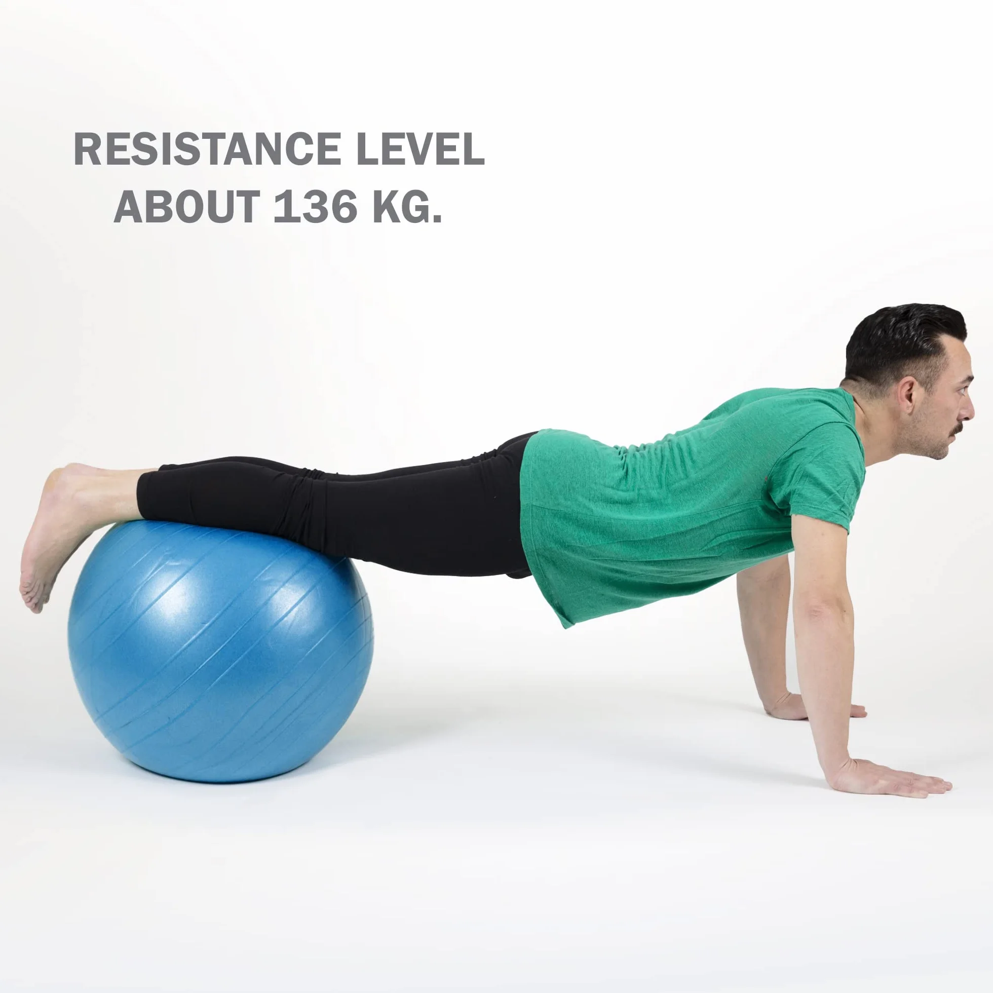 Gima Balle de résistance 75 cm 136 kg Ballon de gymnastique