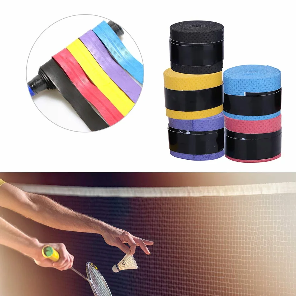 OUKENS Surgrips Raquette Badminton Tennis 60 pièces Super absorbantes Sueur Bande Grip Anti-Sueur Ruban