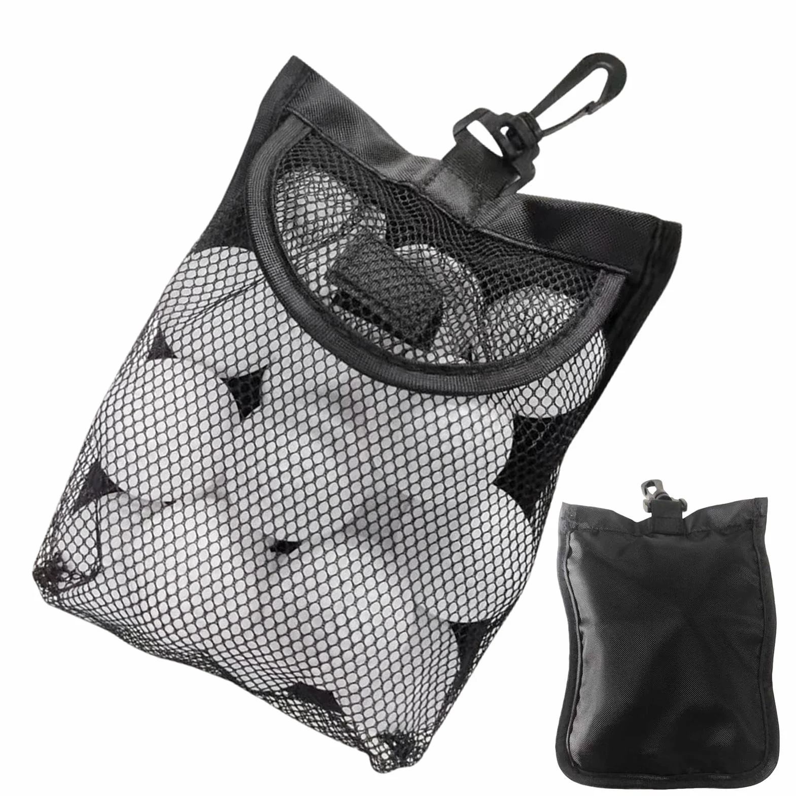 Sacs en maille de nylon pour balles de golf – Sac de rangement filet 18 balles