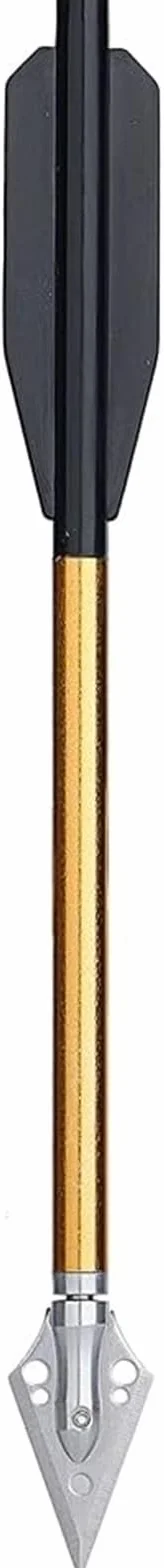 Flèches d'arbalète en Aluminium 6,3 Pouces Paquet de 24 pour Entraînement Cible et Chasse