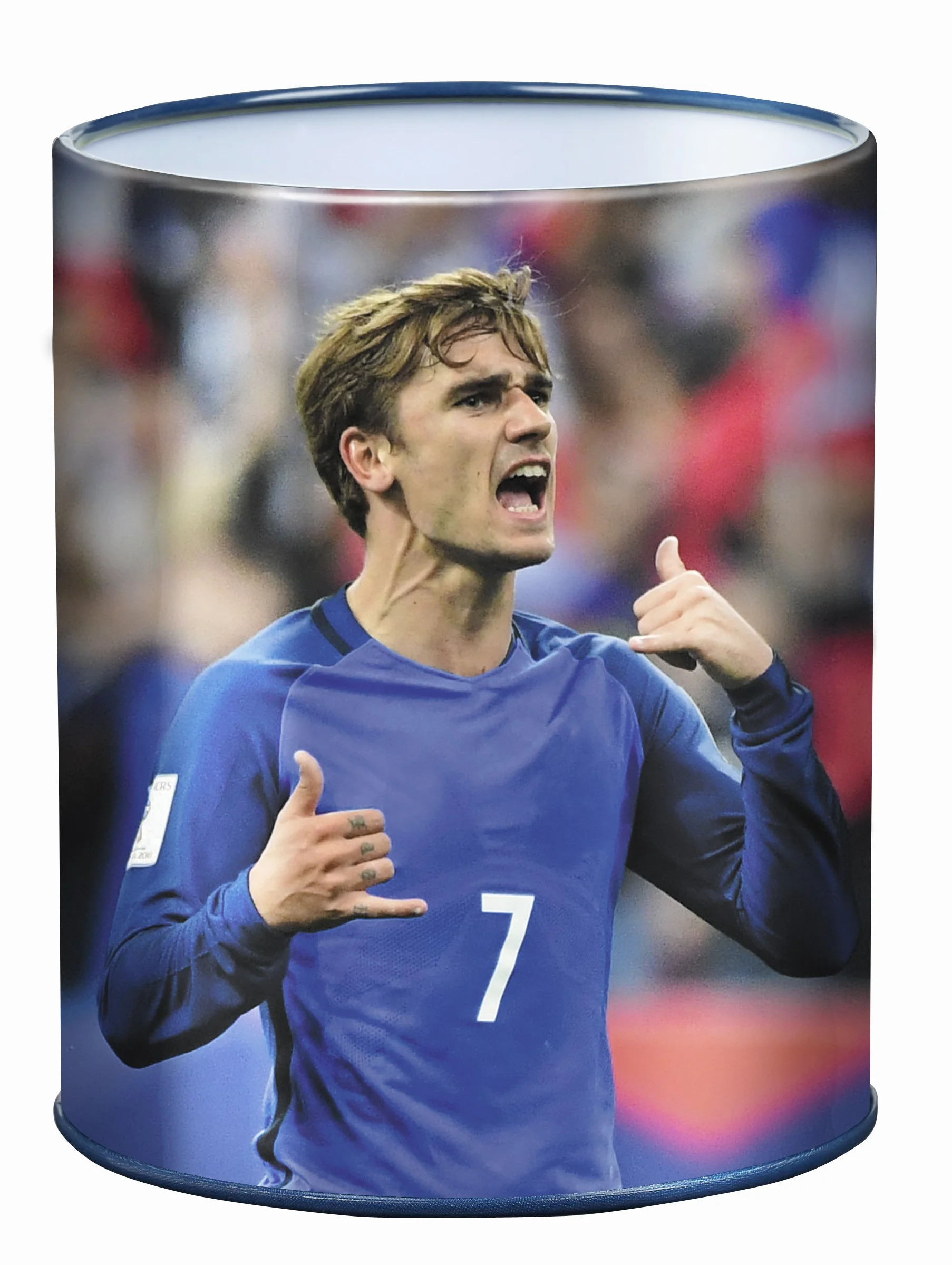 Viquel Pot à crayons Antoine Griezmann Porte stylos garçon métal