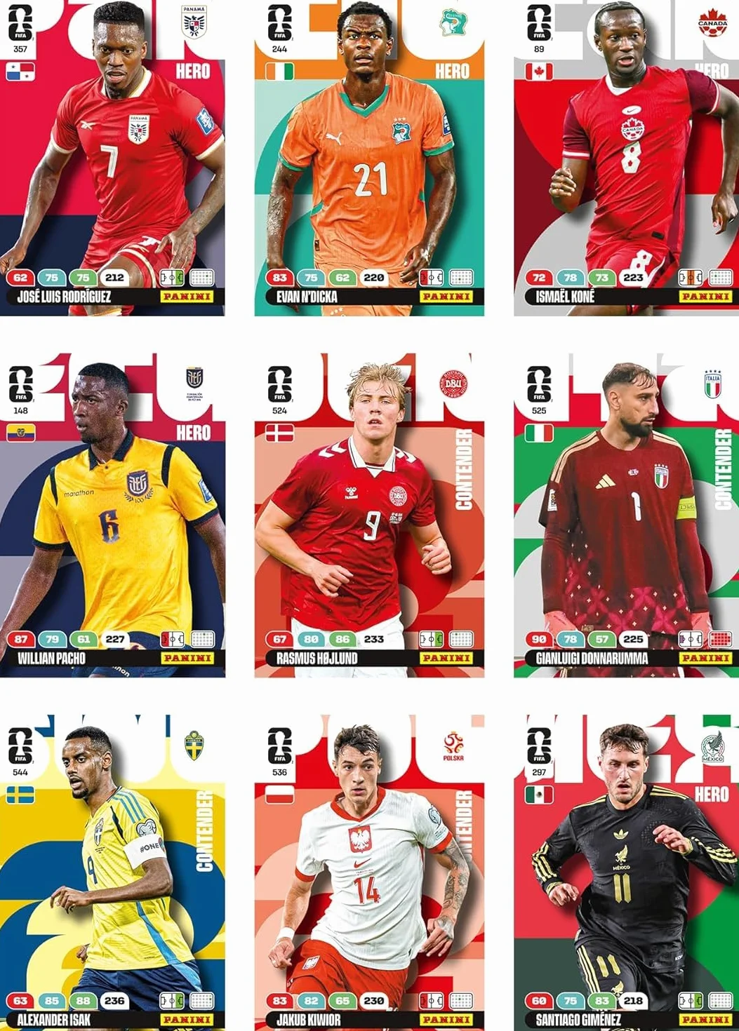 Panini Coupe du Monde FIFA 2026 Trading Cards Blister 3 Pochettes + 2 Cartes Édition Limitée
