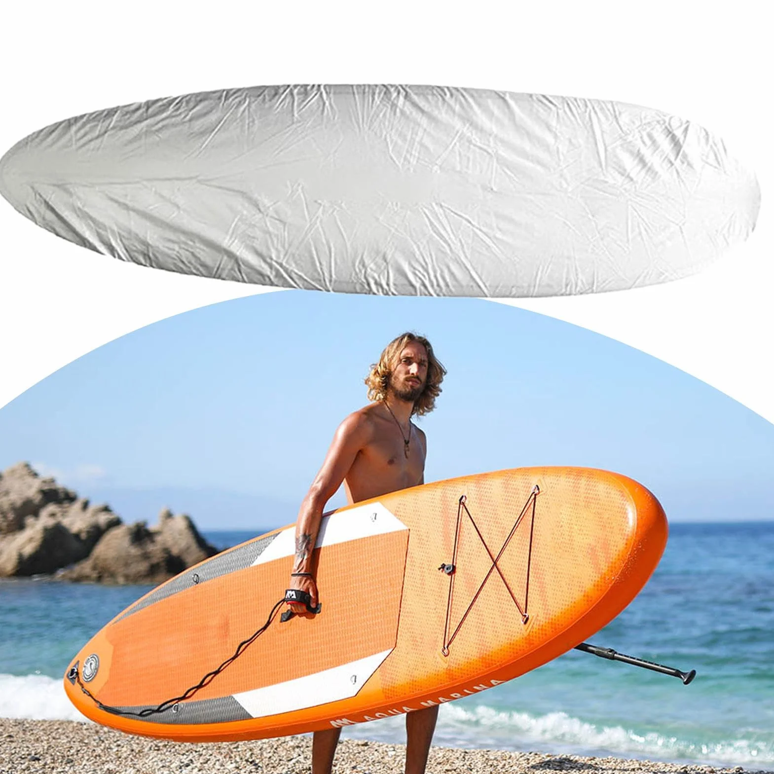 Housse De Surfboard Protection Extérieure Anti-UV Anti-Poussière pour Plage