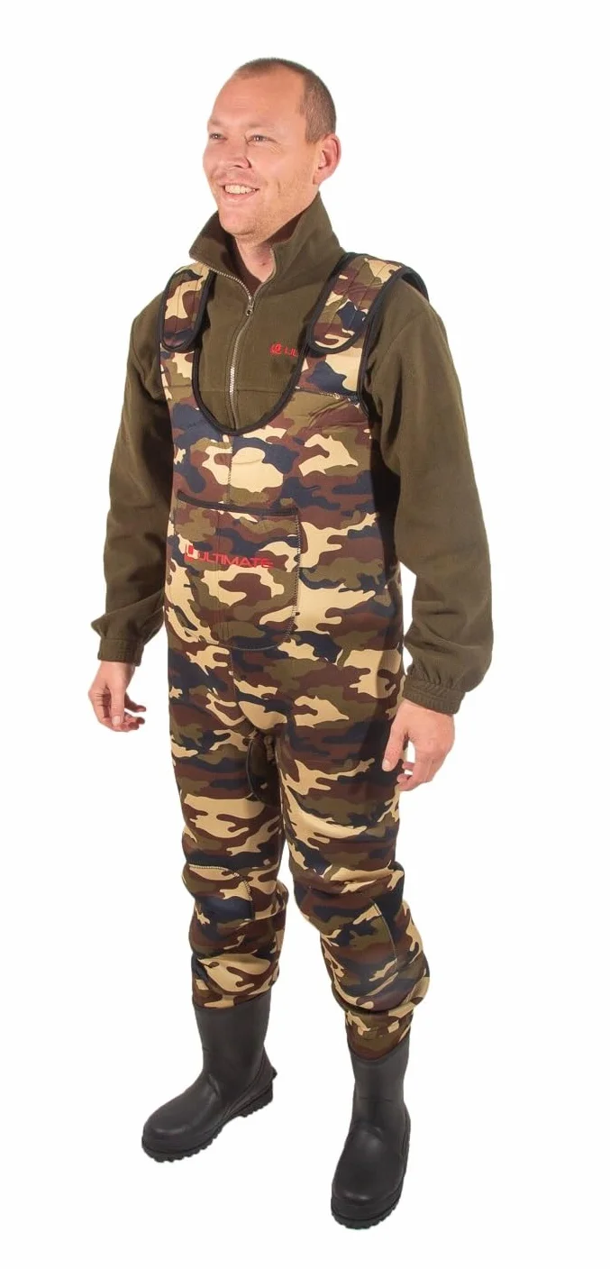 Waders Pêche Néoprène Camo 44