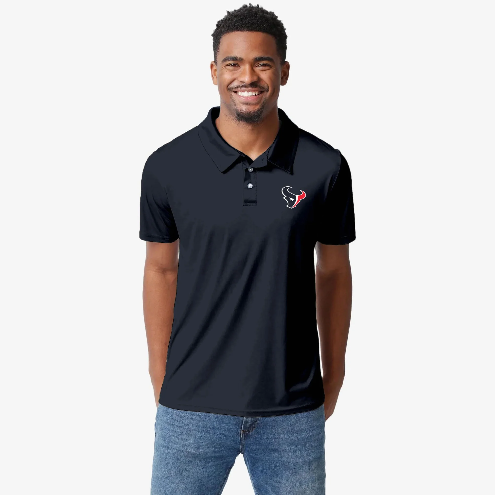FOCO NFL Polo homme manches courtes polyester logo primaire licencié