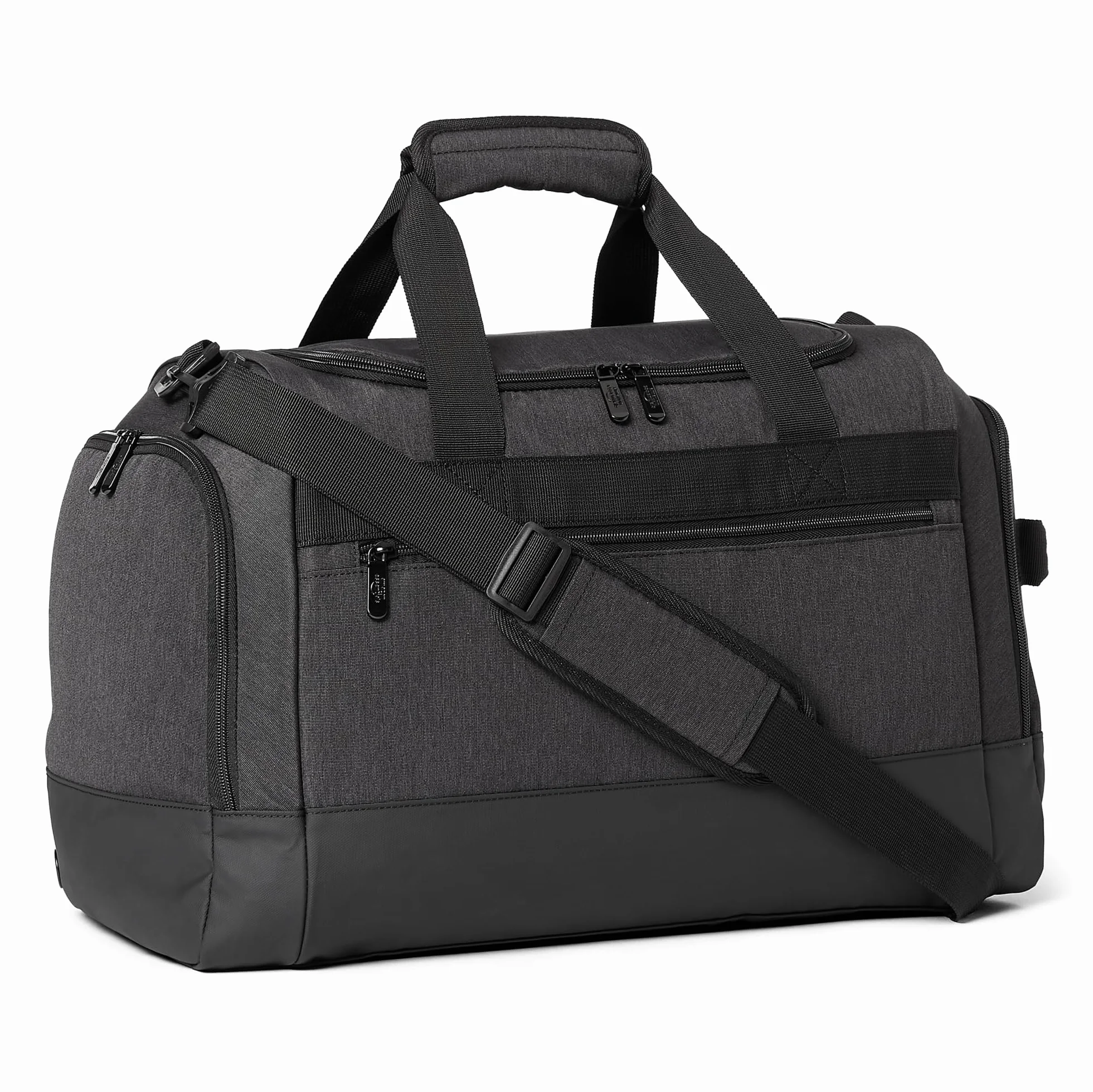 Amazon Essentials Sac de voyage léger 50.8 cm avec poche pour vêtements mouillés et compartiment à chaussures, Noir