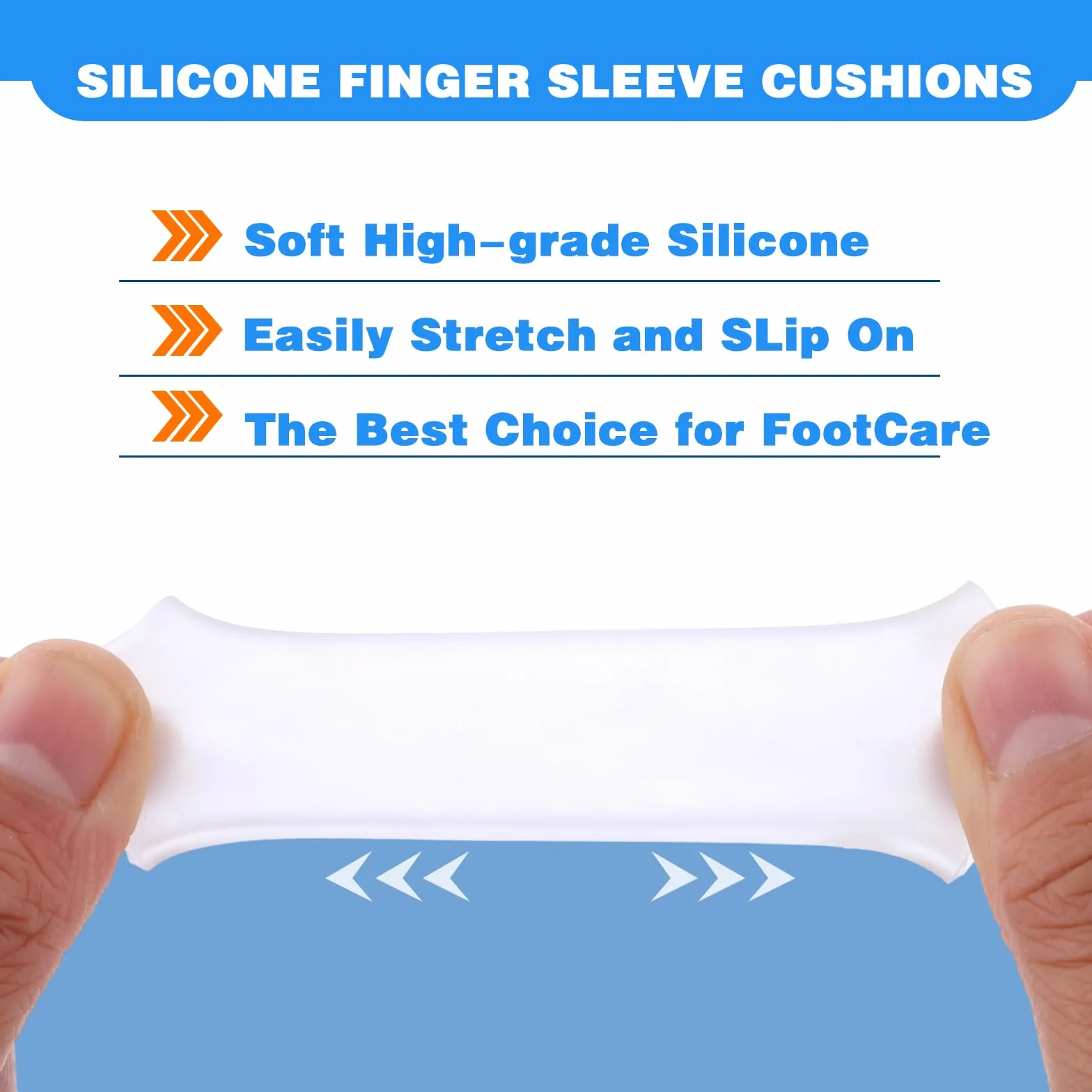 Protège Doigts En Silicone 16 Pièces Manchon De Pouce En Gel pour Golf Basket Ball Rugby