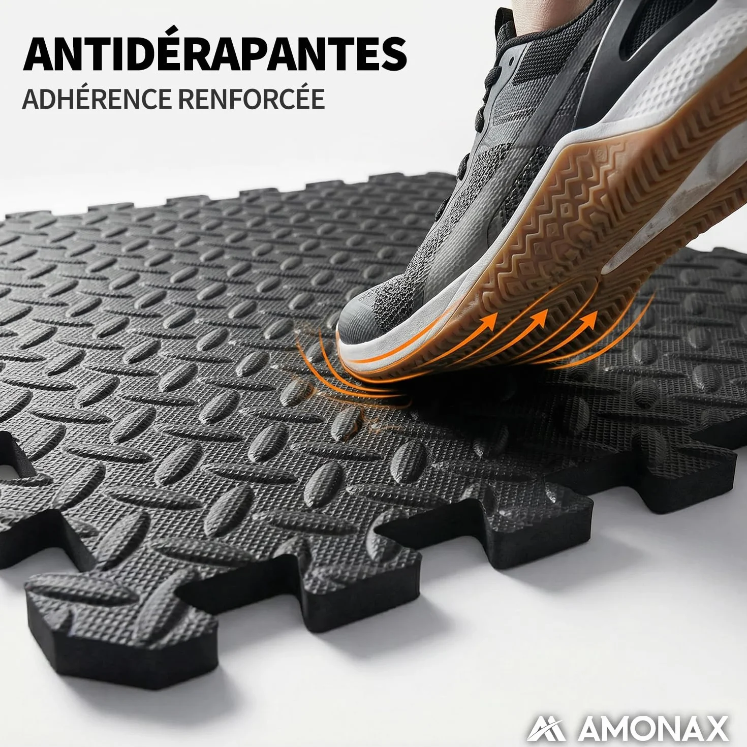 Amonax Tapis de Sport Eva 30x30 cm Dalle Garage Tatami Puzzle Protection Sol Fitness