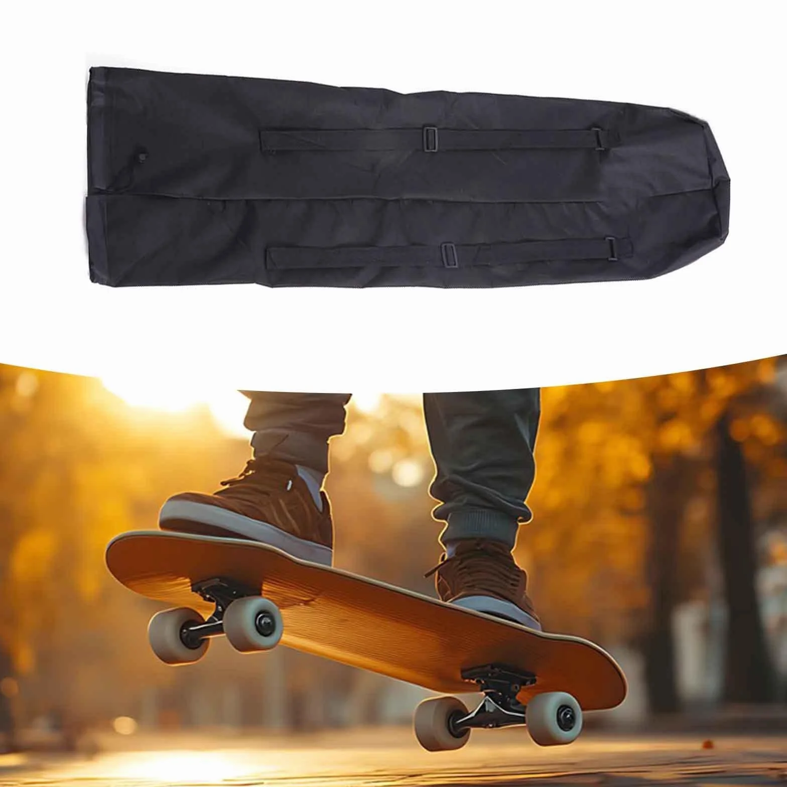 Sac à Dos Oxford pour Skateboard, Longboard, Cruiser, Surf, Skate - Cordon de Serrage