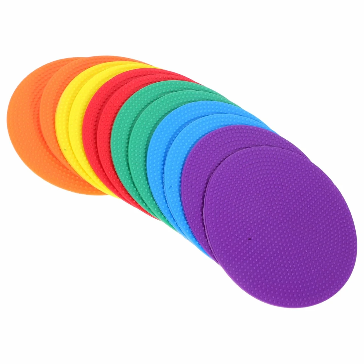 Toyvian 12 pièces Disques Plat Marqueurs de Football Basketball Entraînement