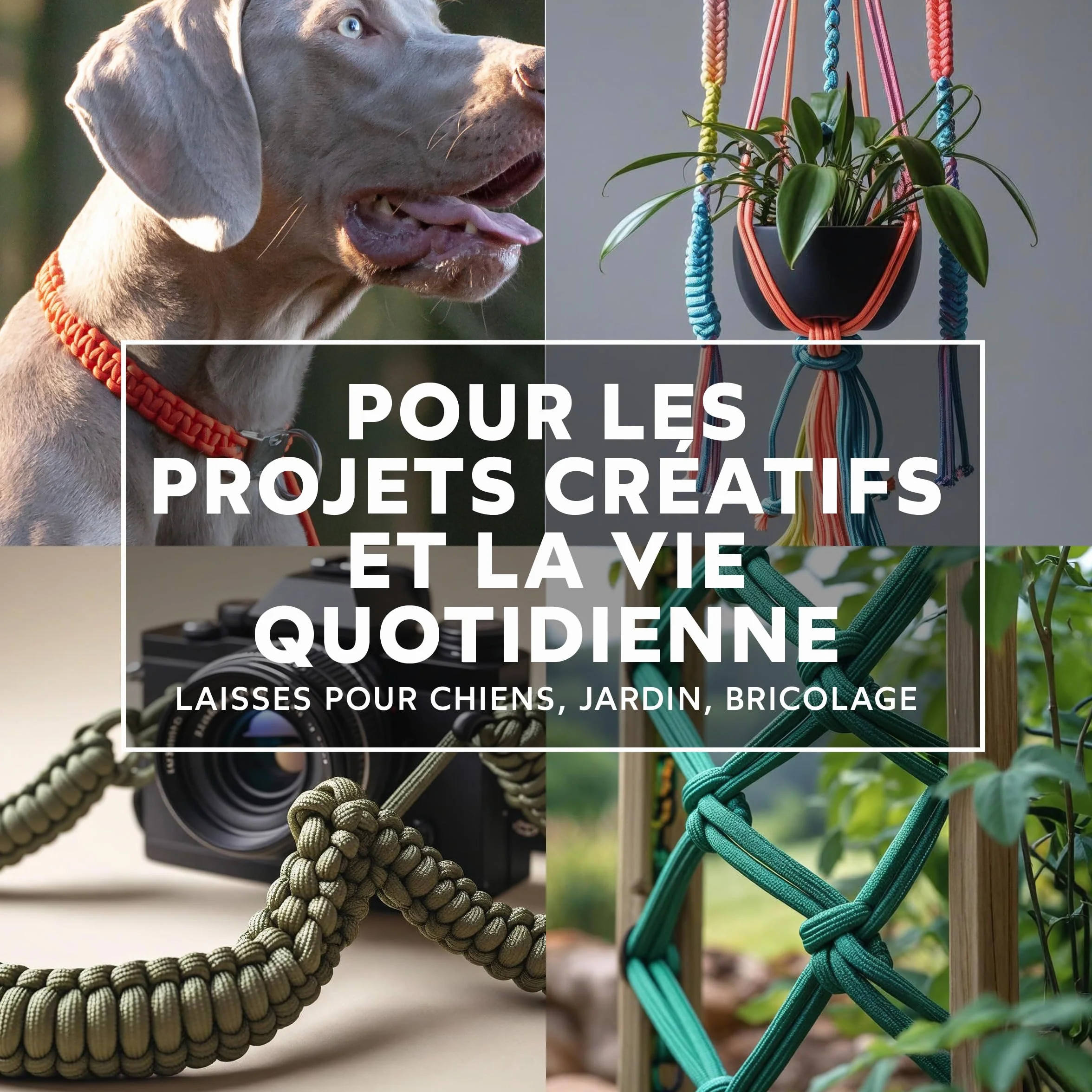 GO!elements Paracord 750 Type IV Corde en Nylon ø 4,5 mm 11 brins 340 KG Survie Camping