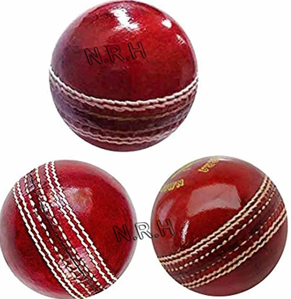 Lot de 3 balles de cricket en caoutchouc souple pour entraînement