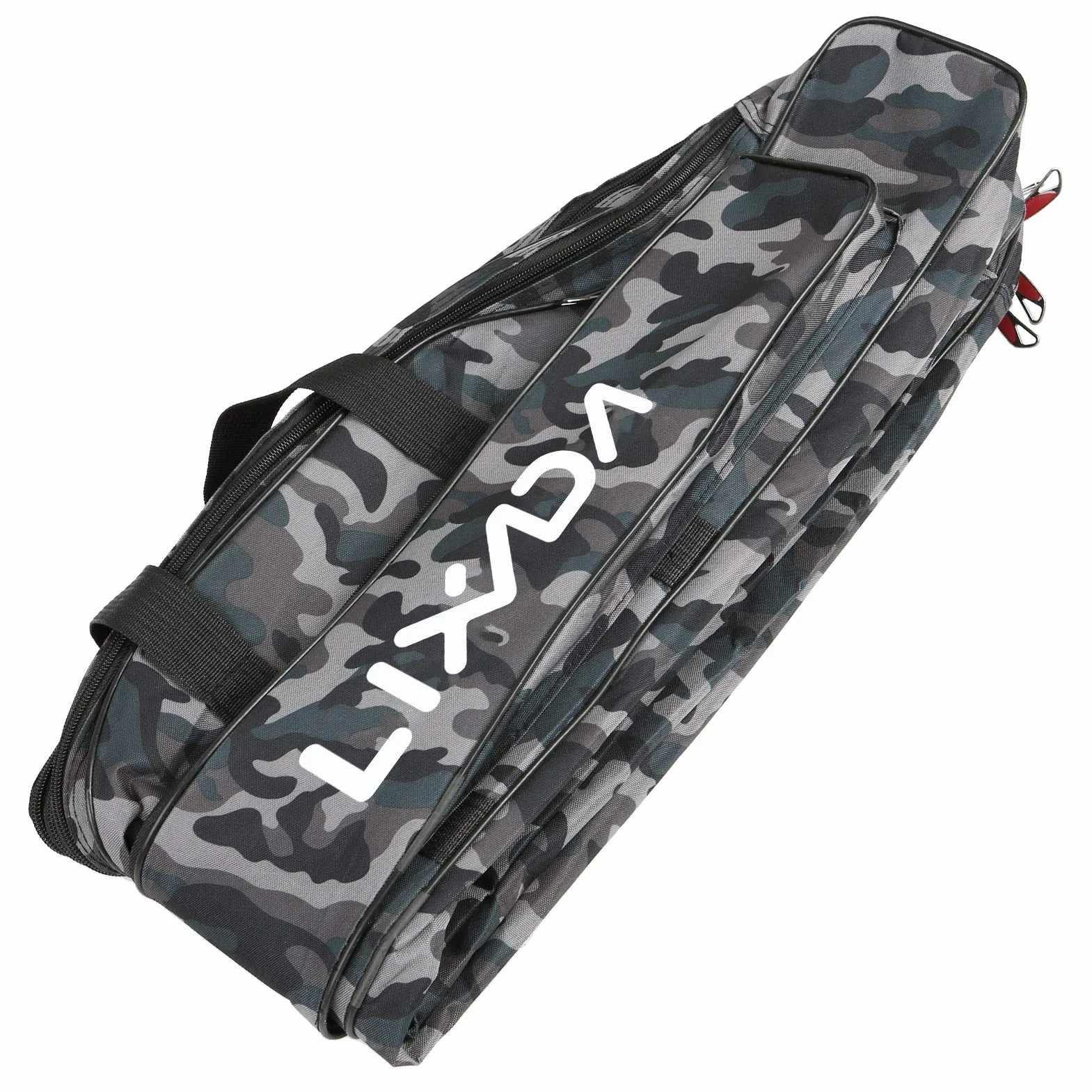 Sac de Pêche Lixada 3 Couches Bandoulière 90 cm Portable Pliable Canne à Pêche Étui