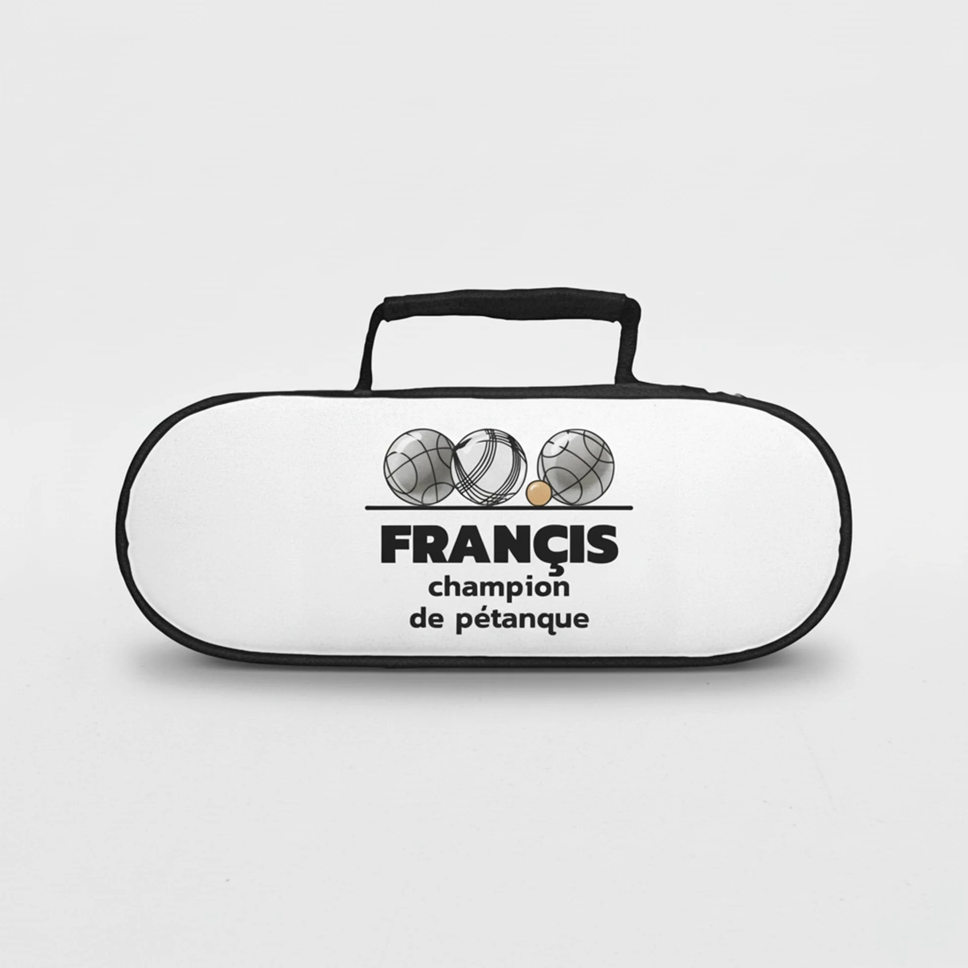 Sacoche Housse Boules pétanque Triplette cochonnet Personnalisable