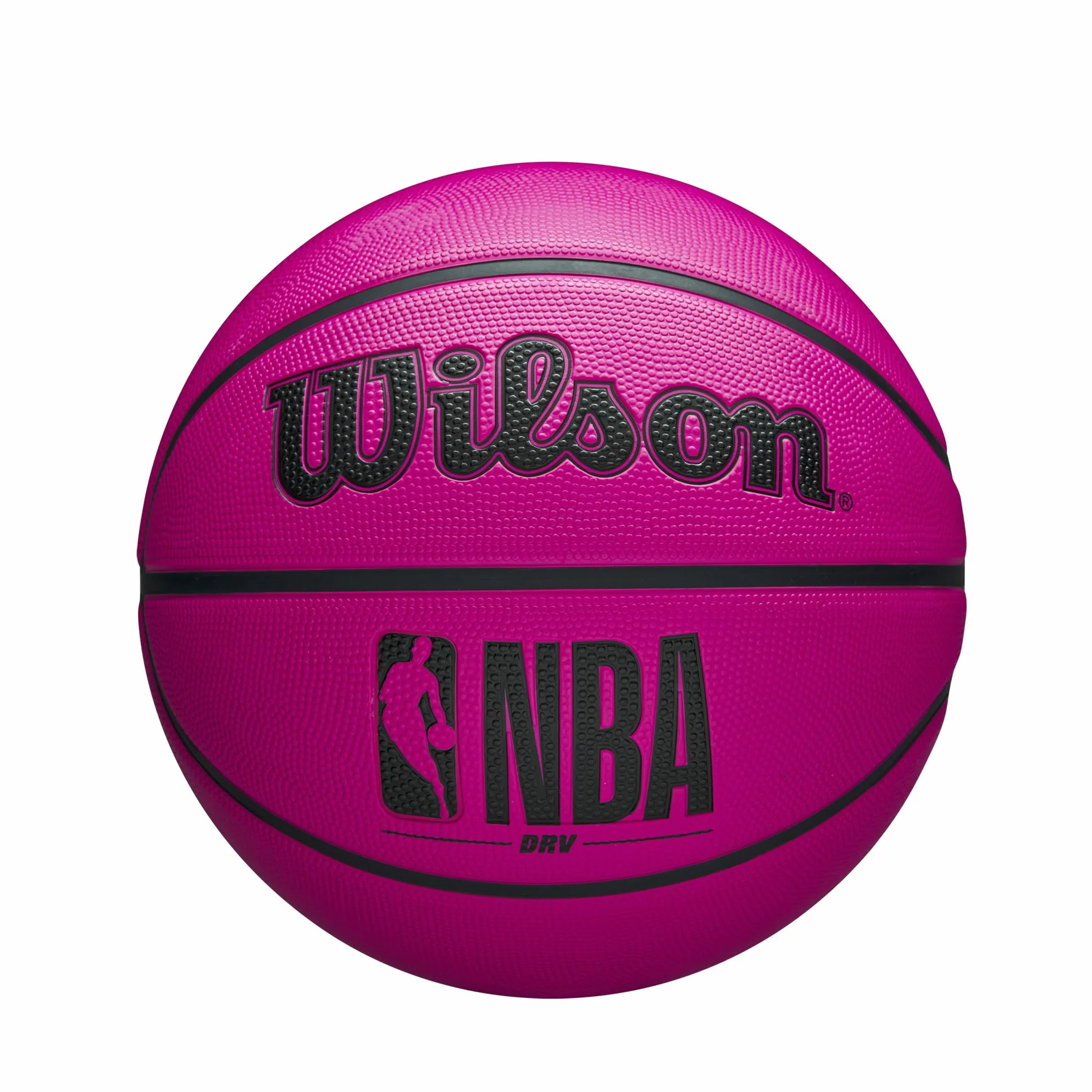 Wilson NBA DRV Basketball d'extérieur Rose Taille 5 27,5 Pouces avec Pompe
