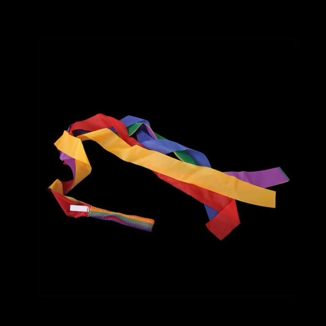 Children Hand Dance Ribbon Rainbow Twirling Gym Tools