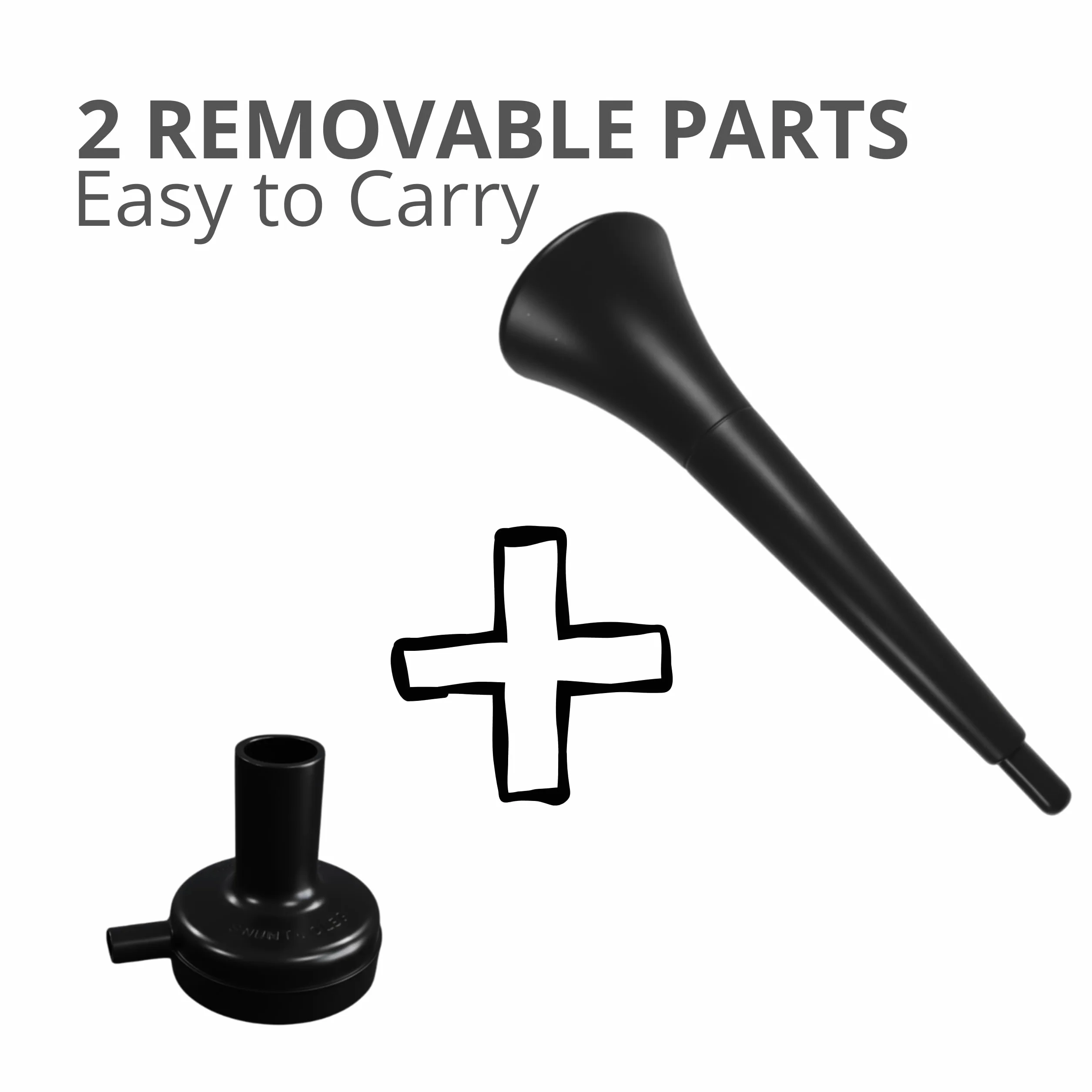 Lot de 3 trompettes Vuvuzela colorées pour fêtes, piñatas et sport