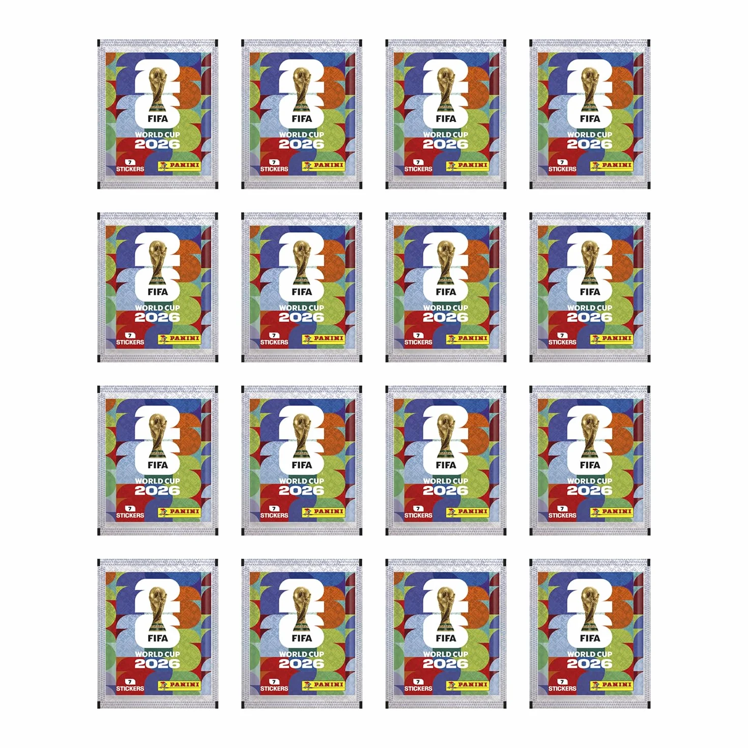 Panini Coupe du Monde FIFA 2026 Stickers - Boîte métal Grand Format 16 Pochettes