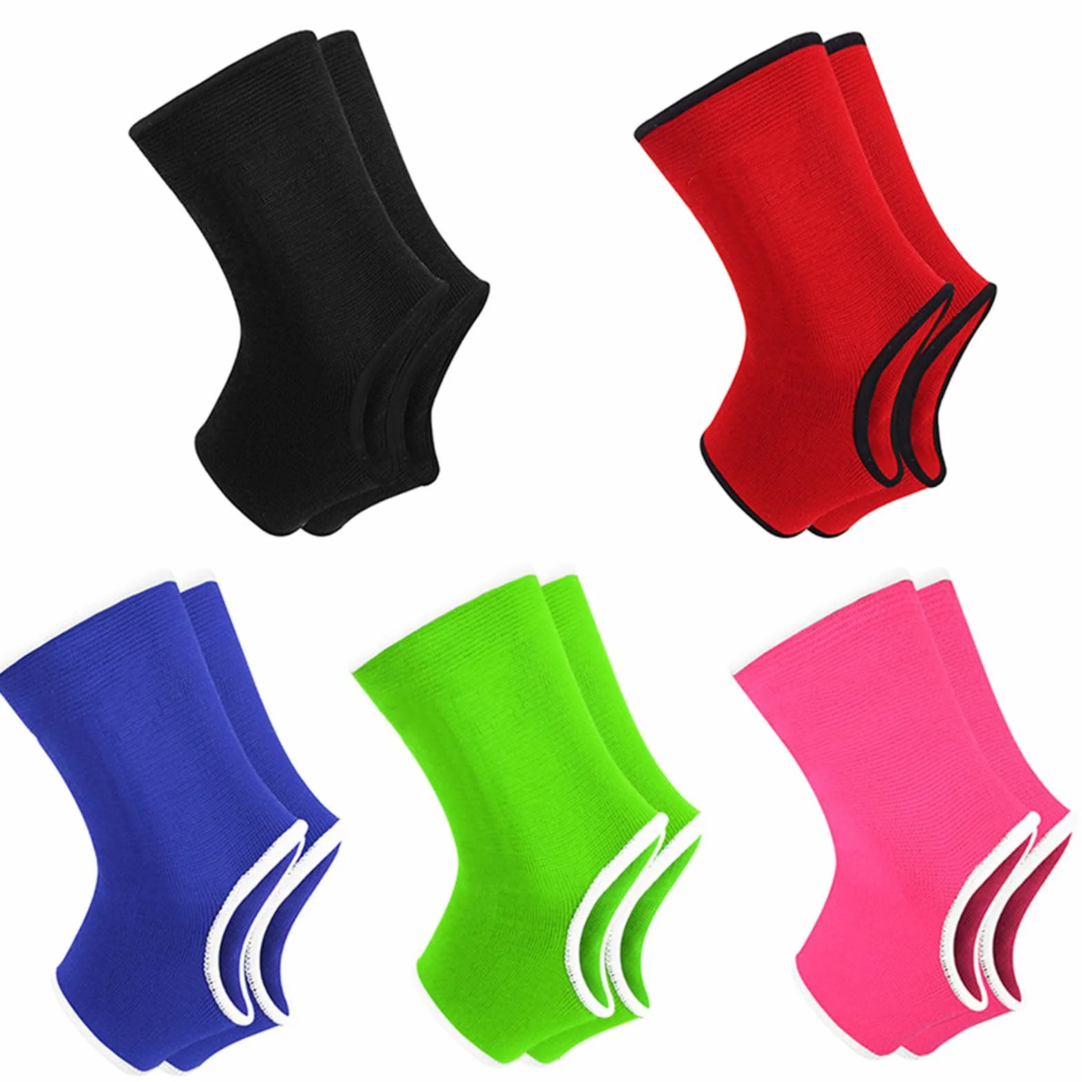 Support de cheville pour boxe Muay Thai, protection élastique respirante