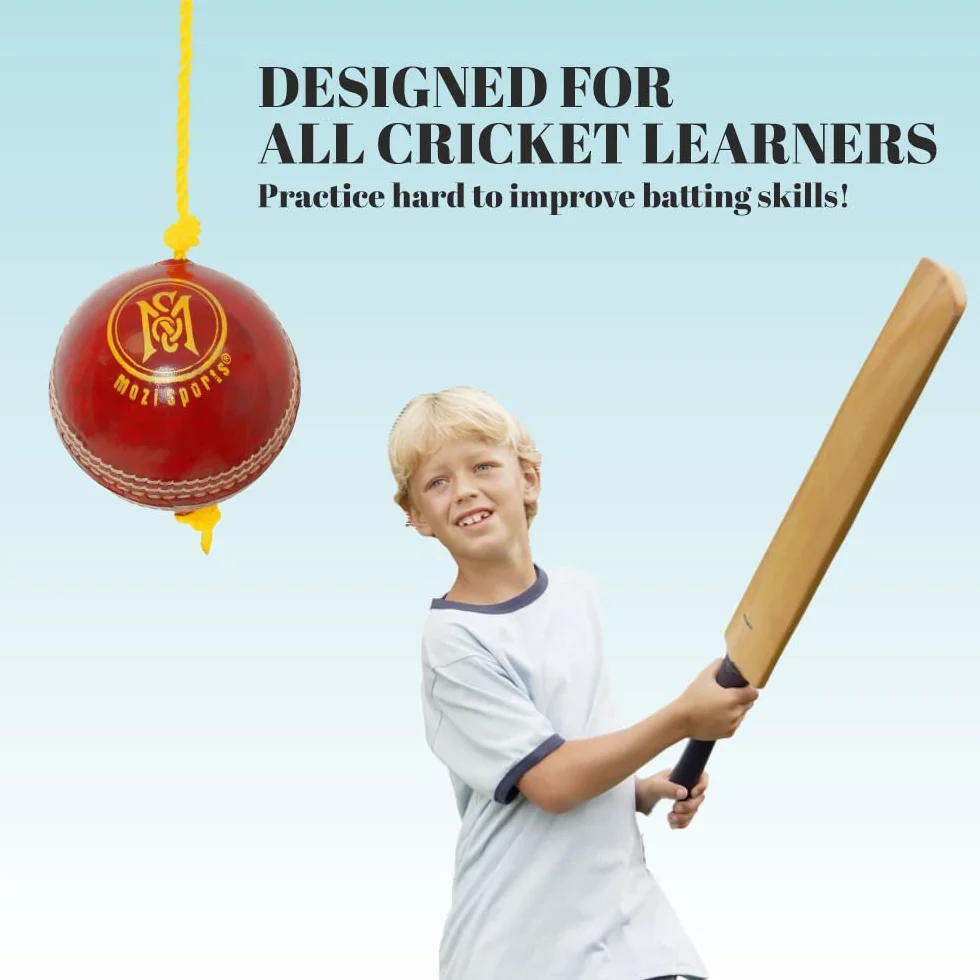 Balles de Cricket à Cordes en Cuir pour la Coordination œil-Main