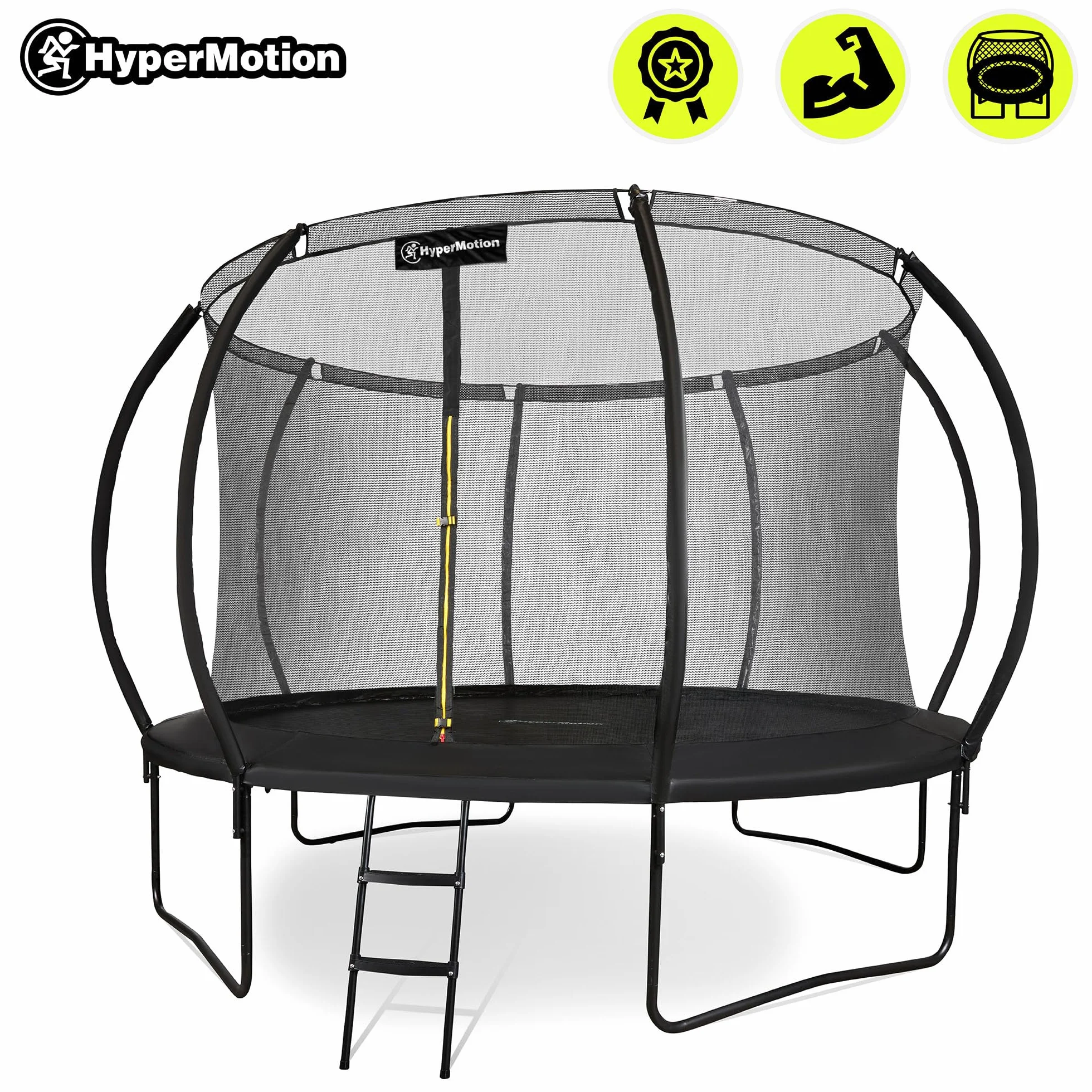 Trampoline Exterieur Enfant 3 Ans 244/305/366/430/487 cm avec Filet de Sécurité