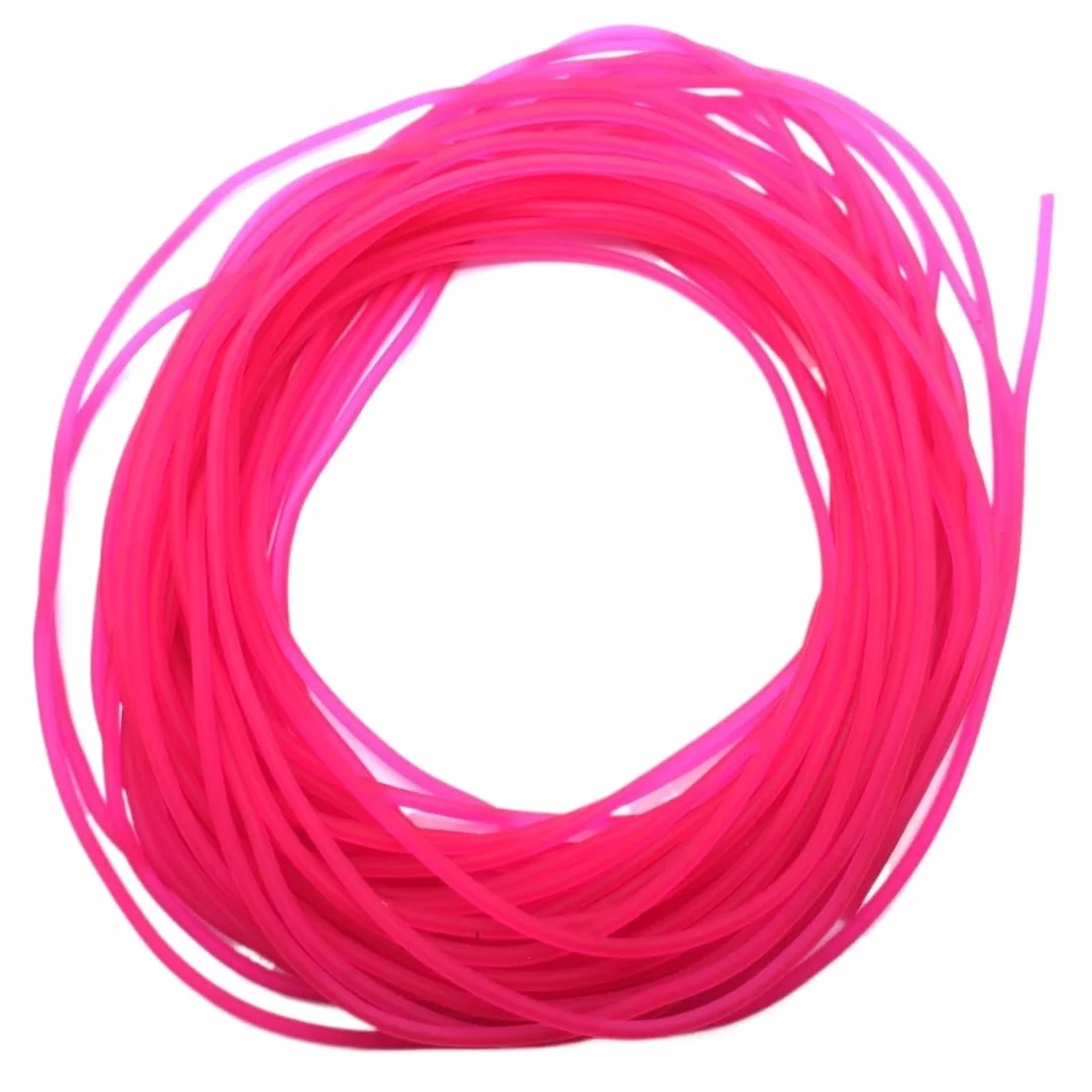 Ligne en Caoutchouc Élastique Solide 1,6 mm 10 M pour Pêche Rose