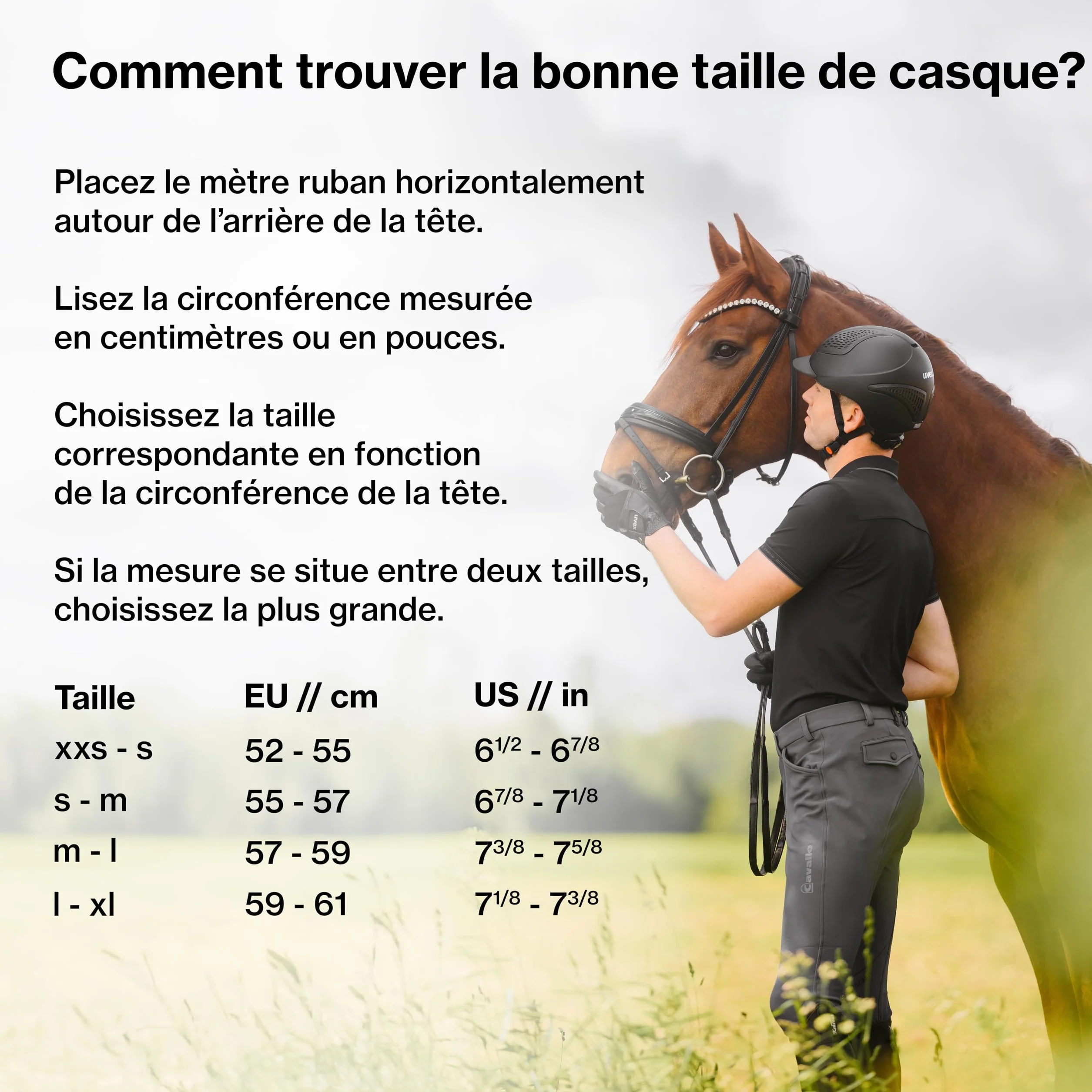 uvex exxential III Casque d'équitation léger Ajustement Individuel