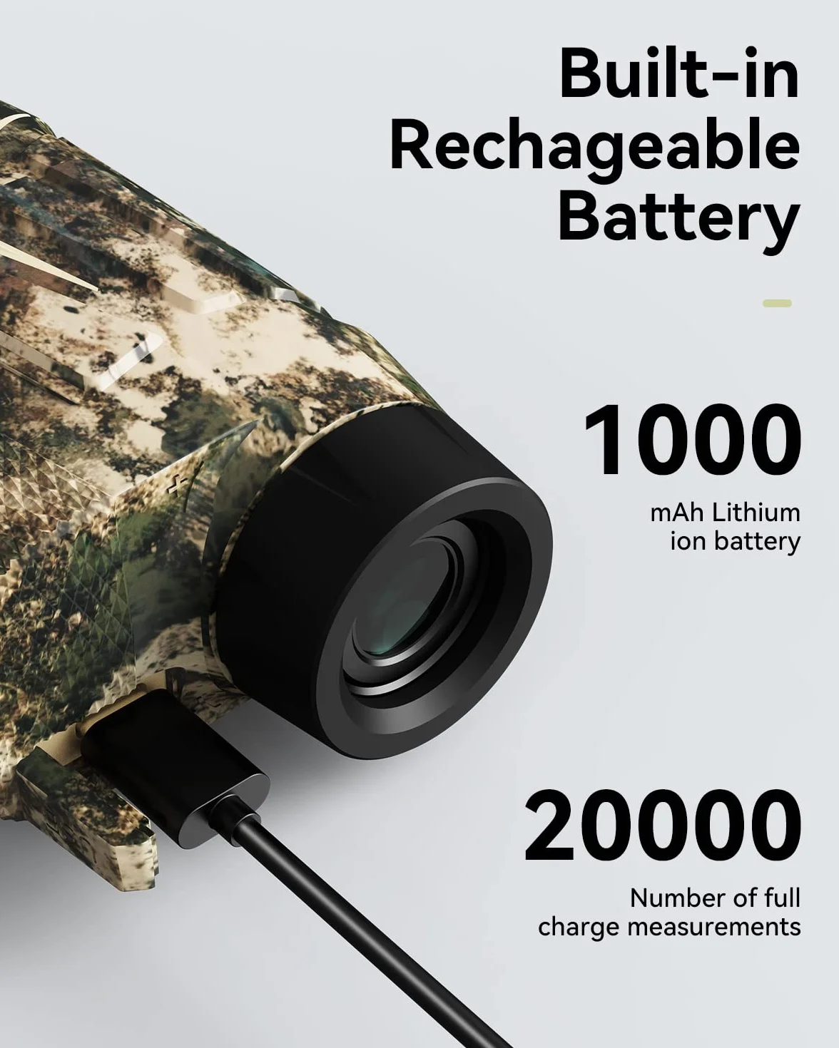 MiLESEEY Télémètre Laser 800 m ±0,5 m avec Compensation d'angle et Mesure de la Distance Horizontale
